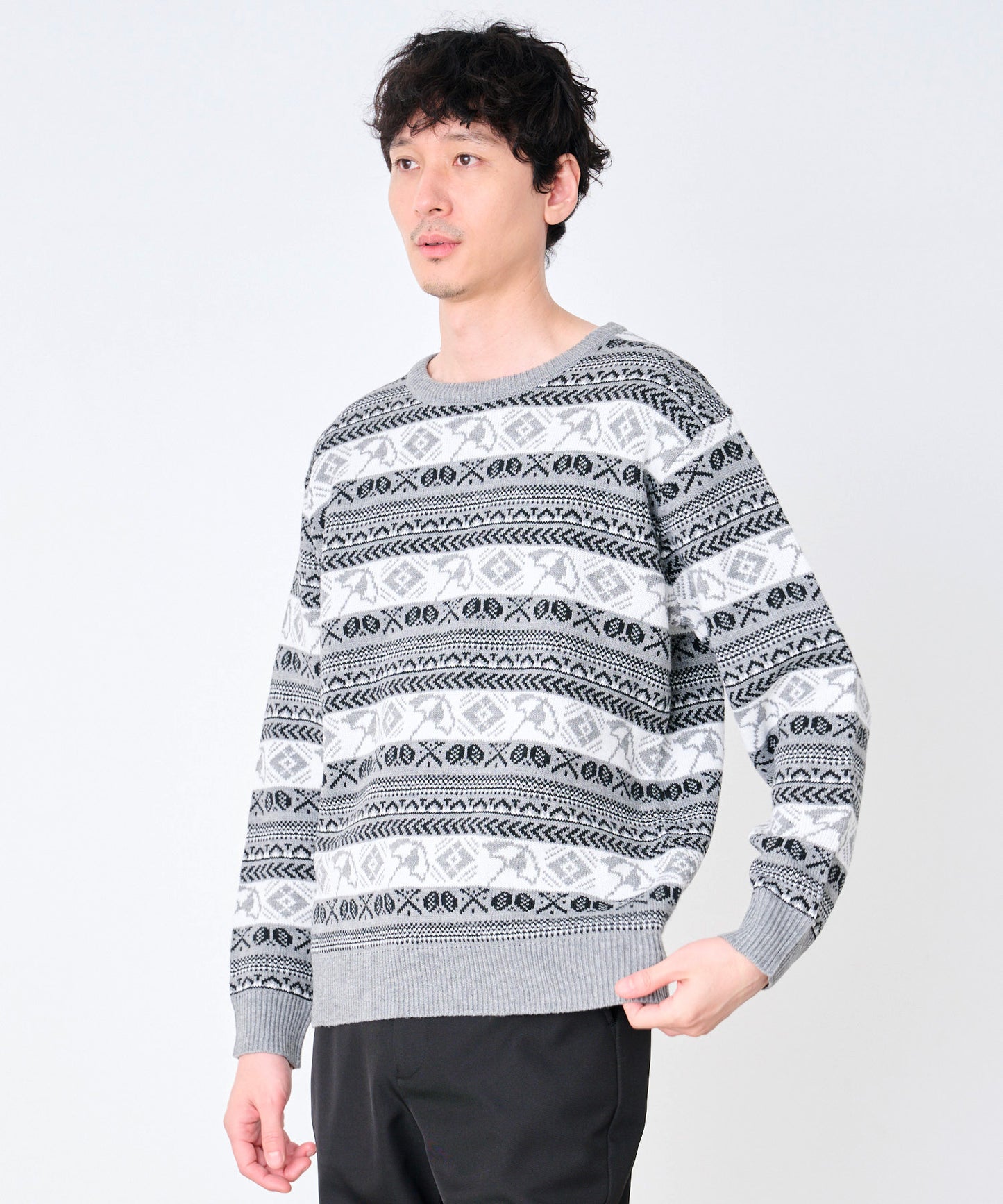 【予約】APフェアアイル シェア プルオーバーニット