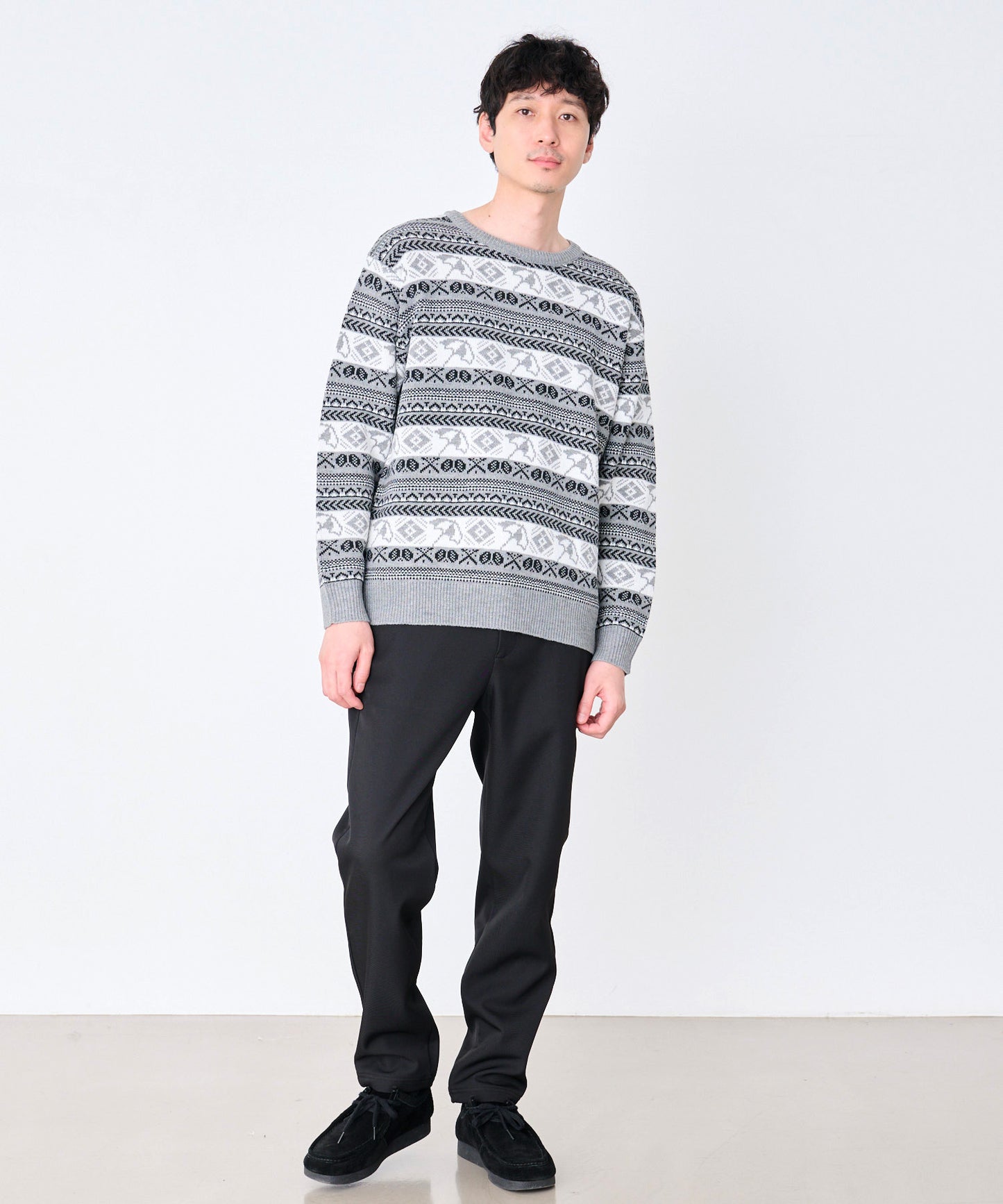 【予約】APフェアアイル シェア プルオーバーニット