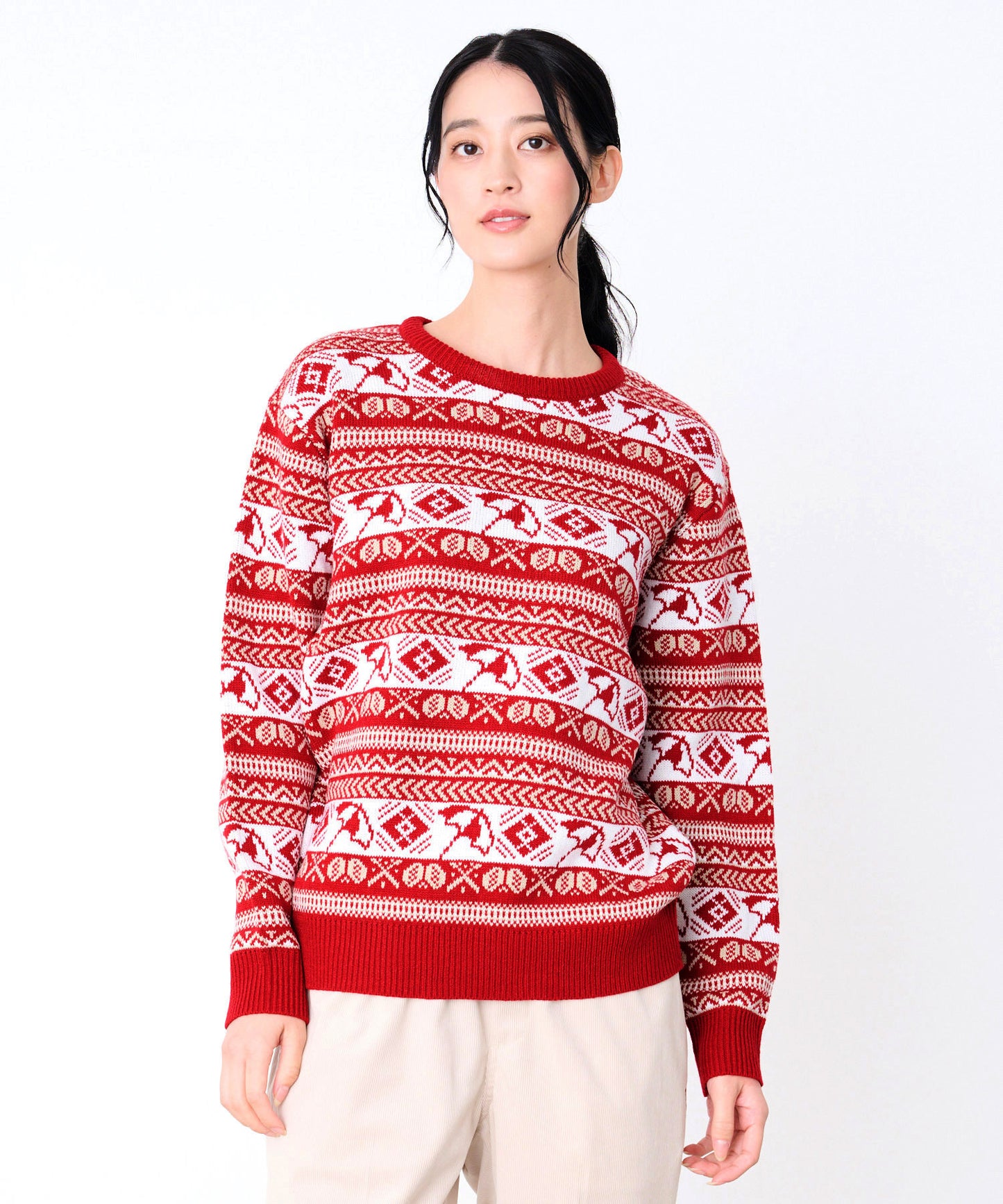 【予約】APフェアアイル シェア プルオーバーニット