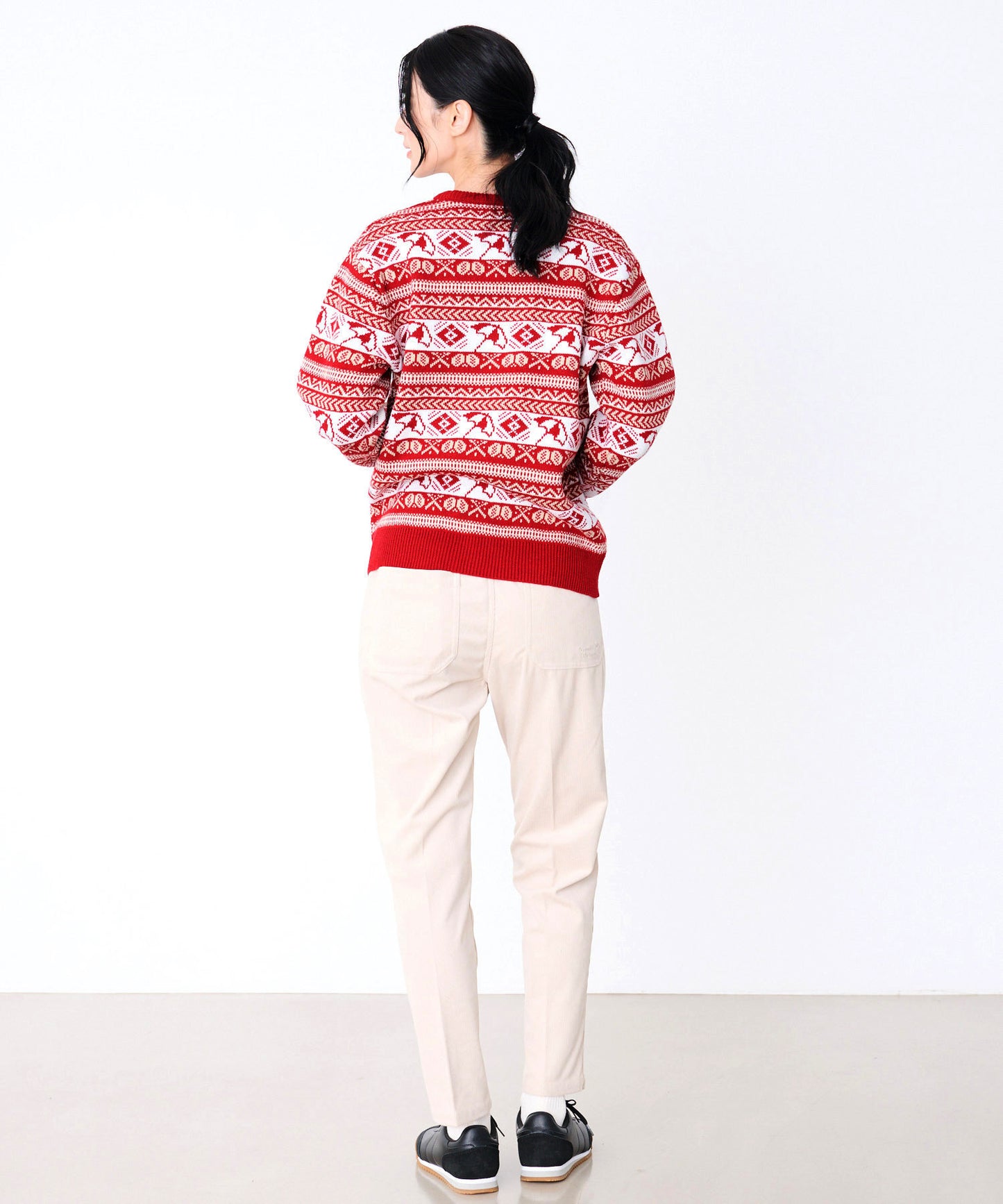 【予約】APフェアアイル シェア プルオーバーニット