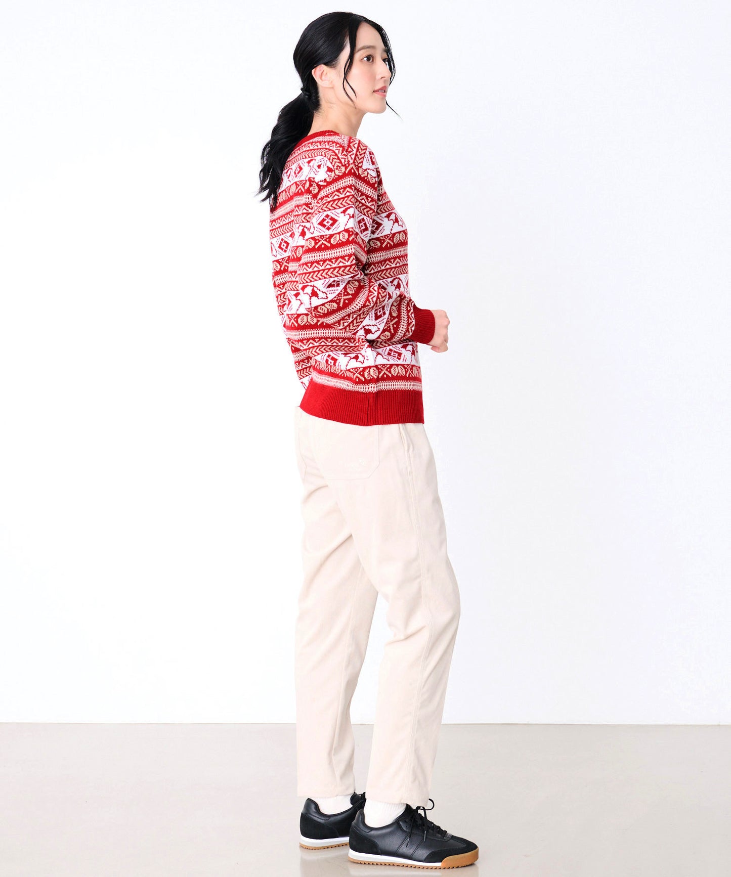 【予約】APフェアアイル シェア プルオーバーニット