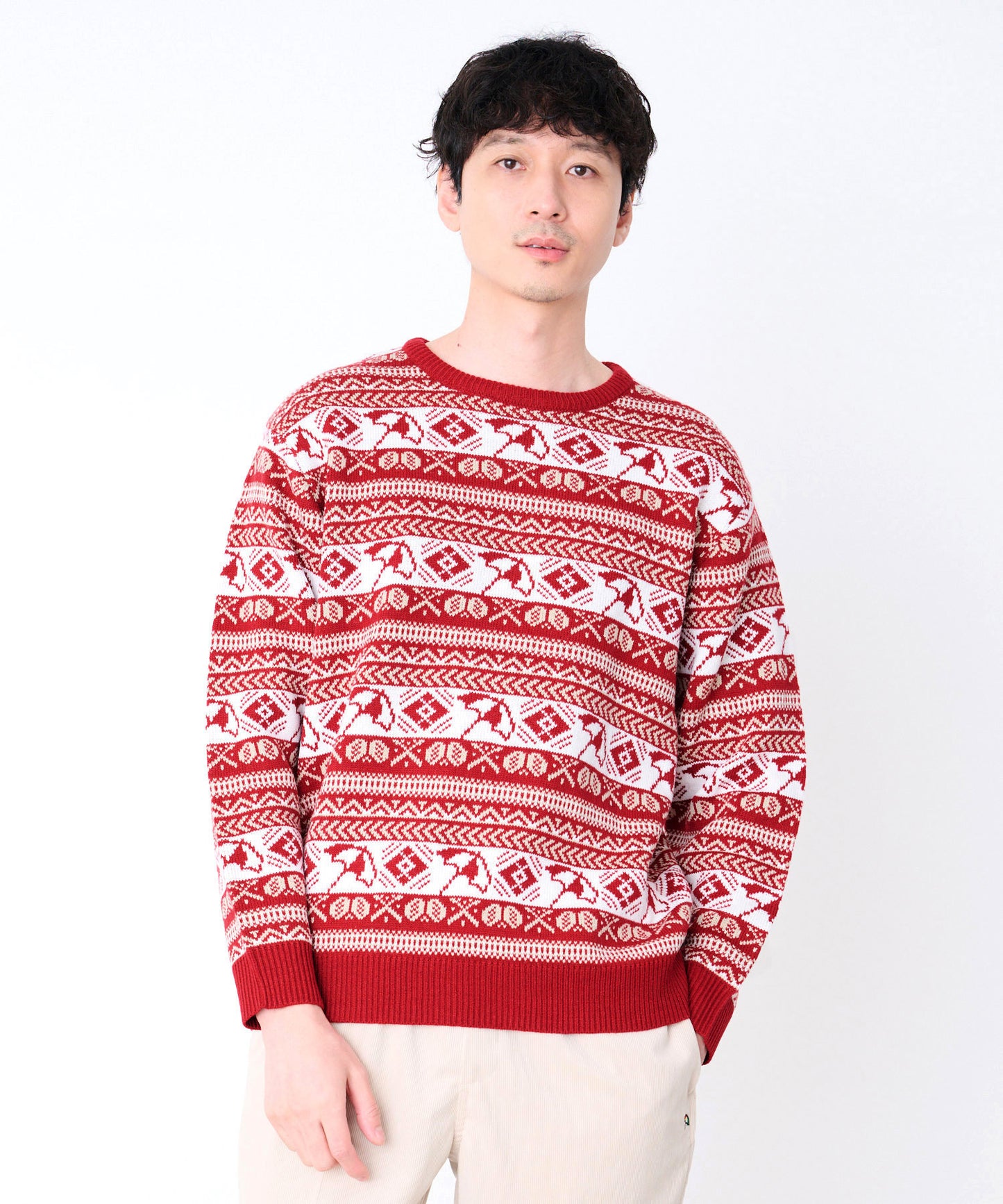 【予約】APフェアアイル シェア プルオーバーニット