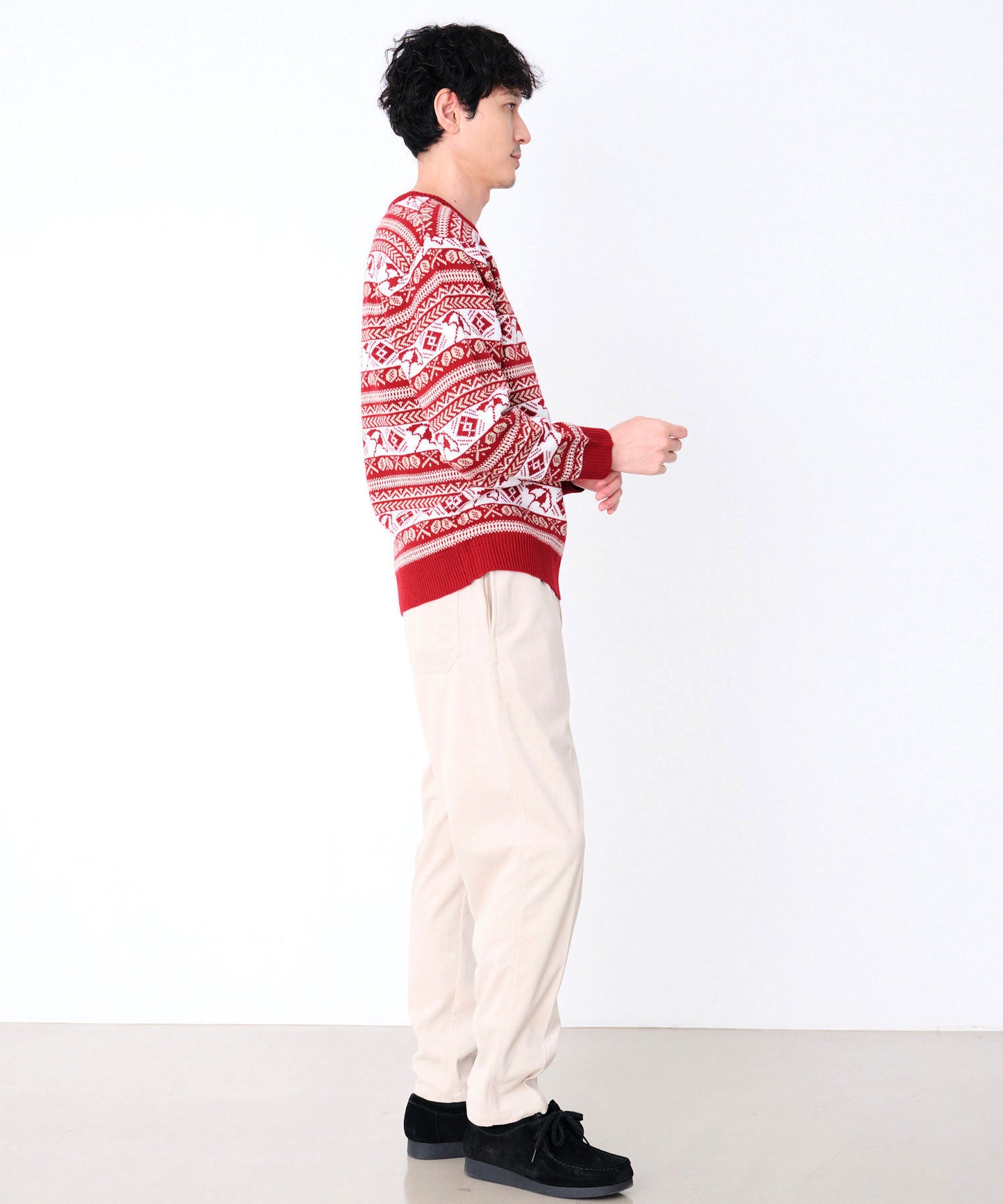 【予約】APフェアアイル シェア プルオーバーニット