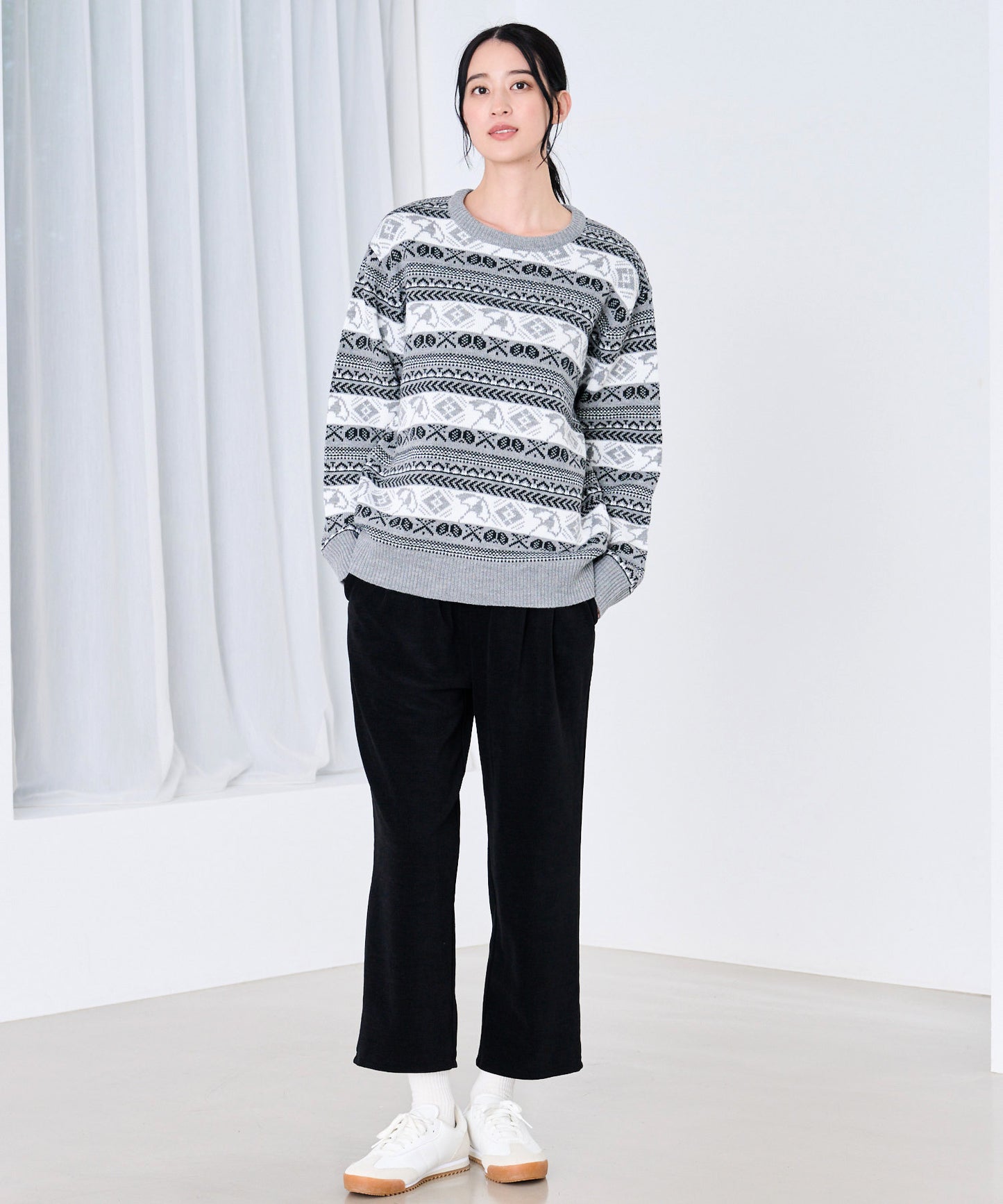 【予約】APフェアアイル シェア プルオーバーニット