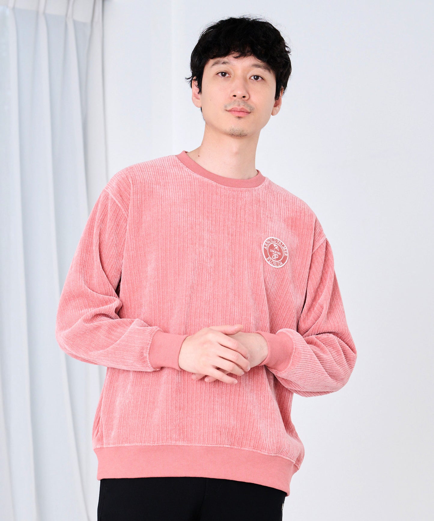 カットモール 刺繍ワッペン プルオーバー