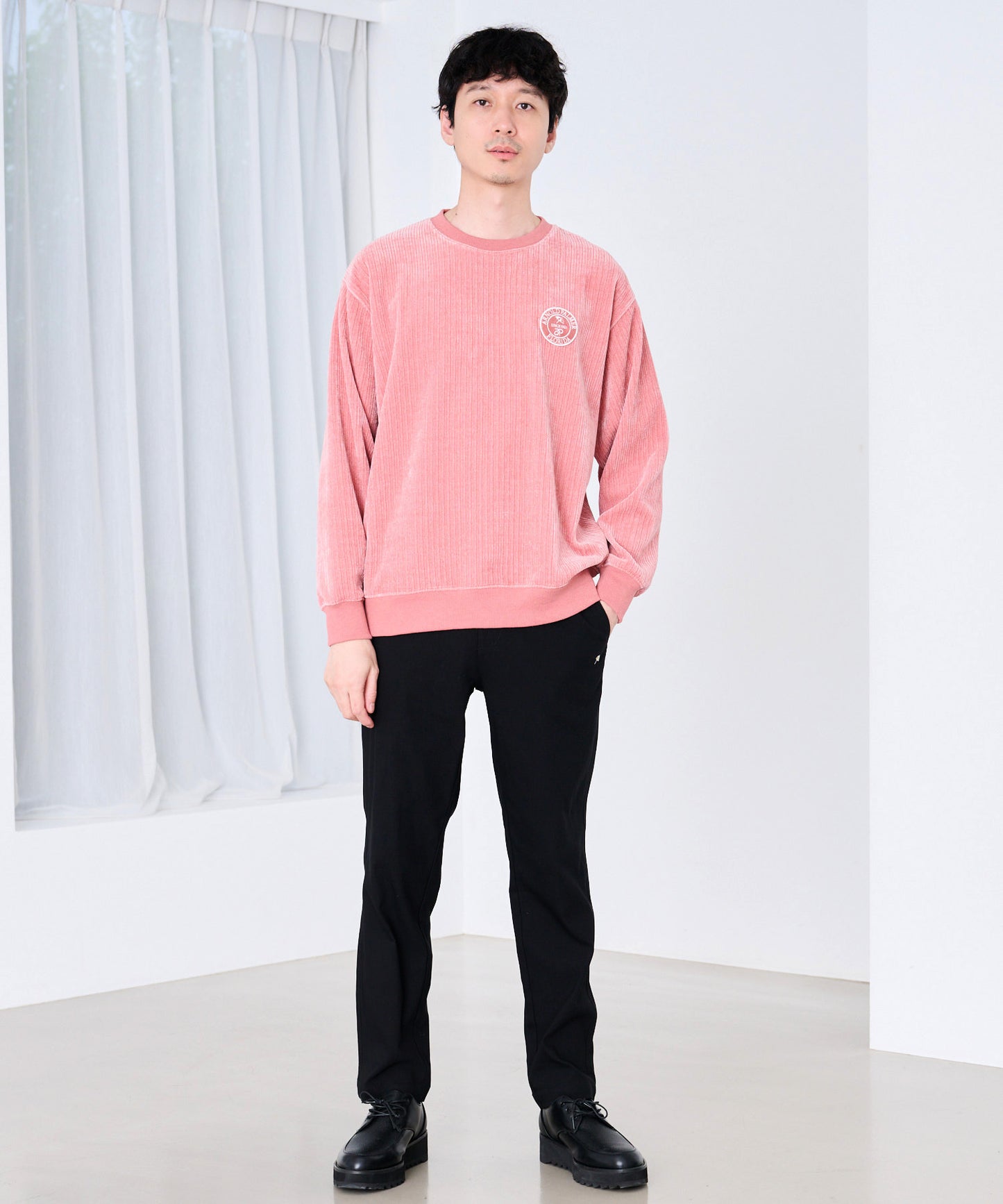 カットモール 刺繍ワッペン プルオーバー