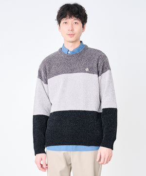 アーノルド パーマー(Arnold Palmer)モールニット カラーブロック プルオーバー