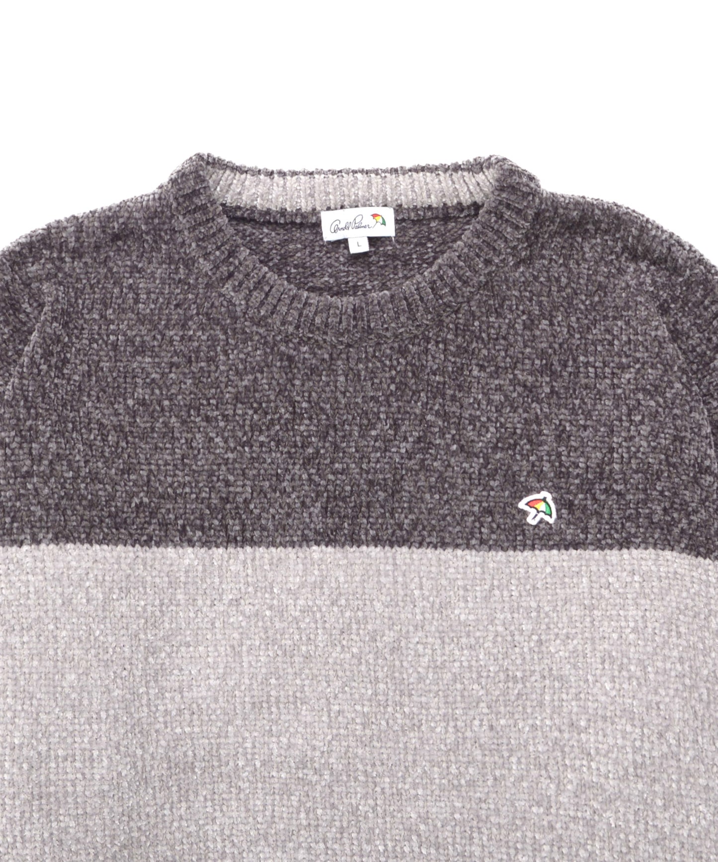 【タイムセール】モールニット カラーブロック プルオーバー