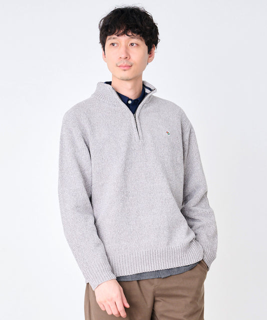 Arnold Palmer　モールニット ハーフジップ プルオーバー