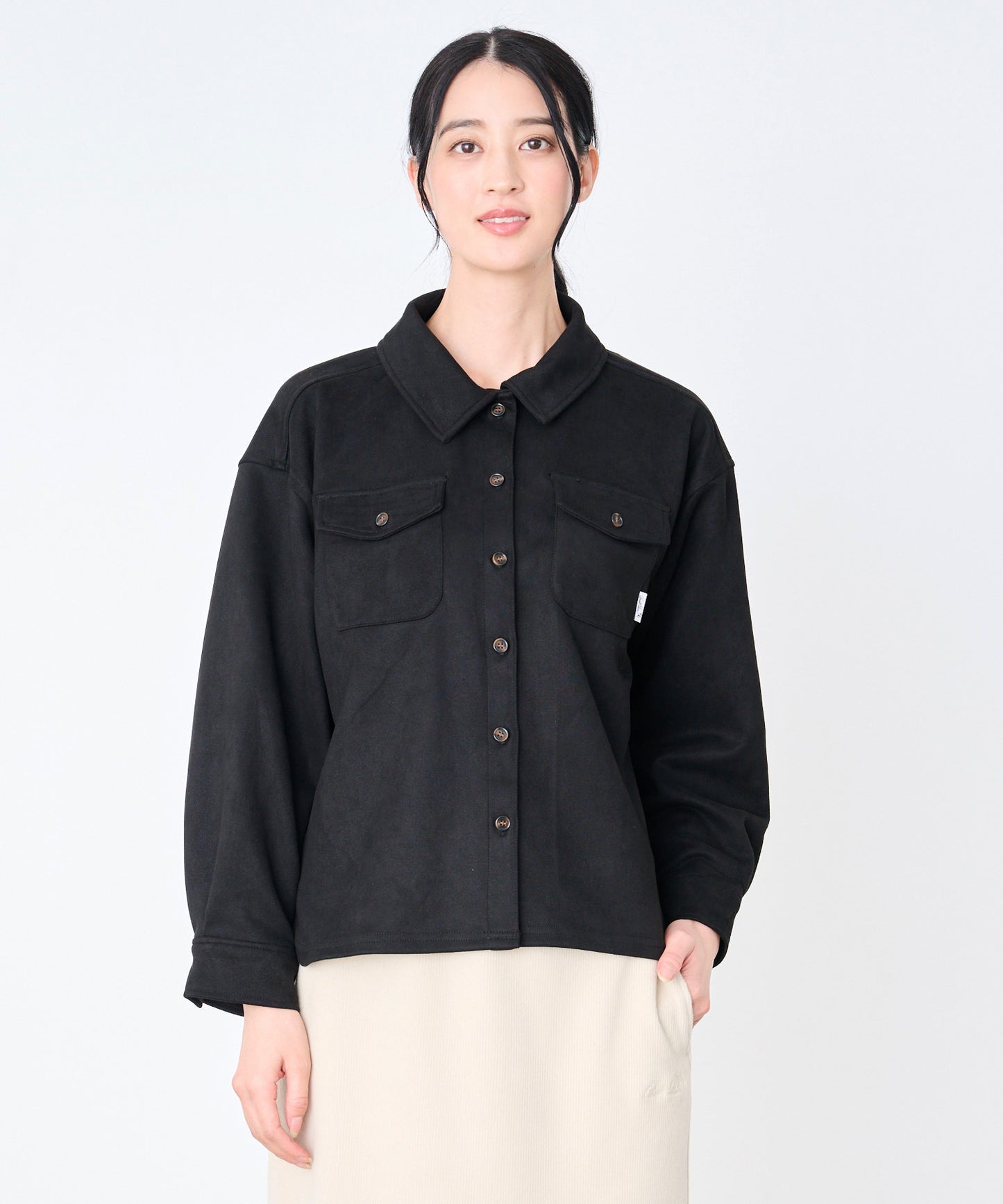 スエードポンチ ライト シャツジャケット