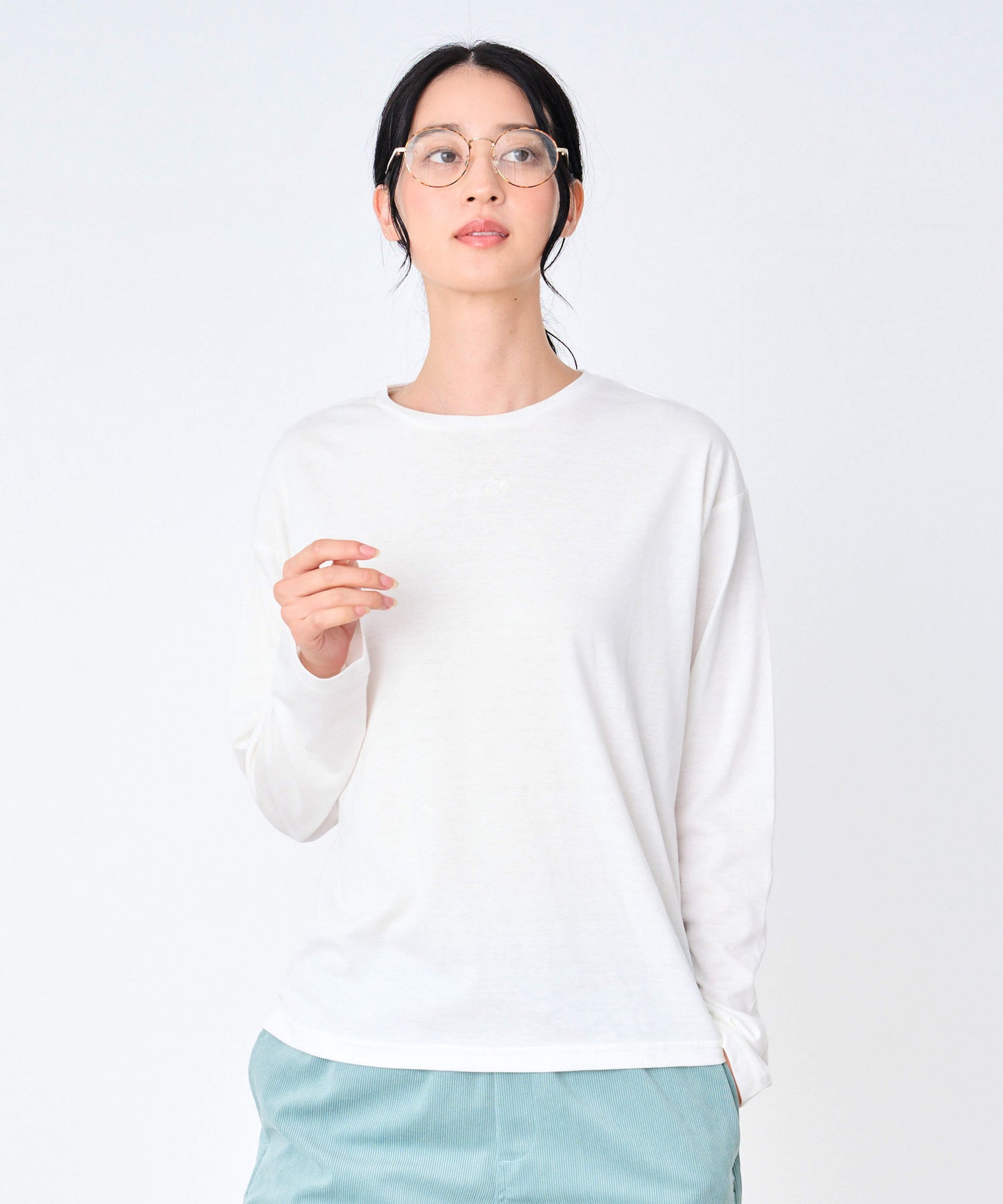 ふんわリッチ キーネック プルオーバー+ロンTセット