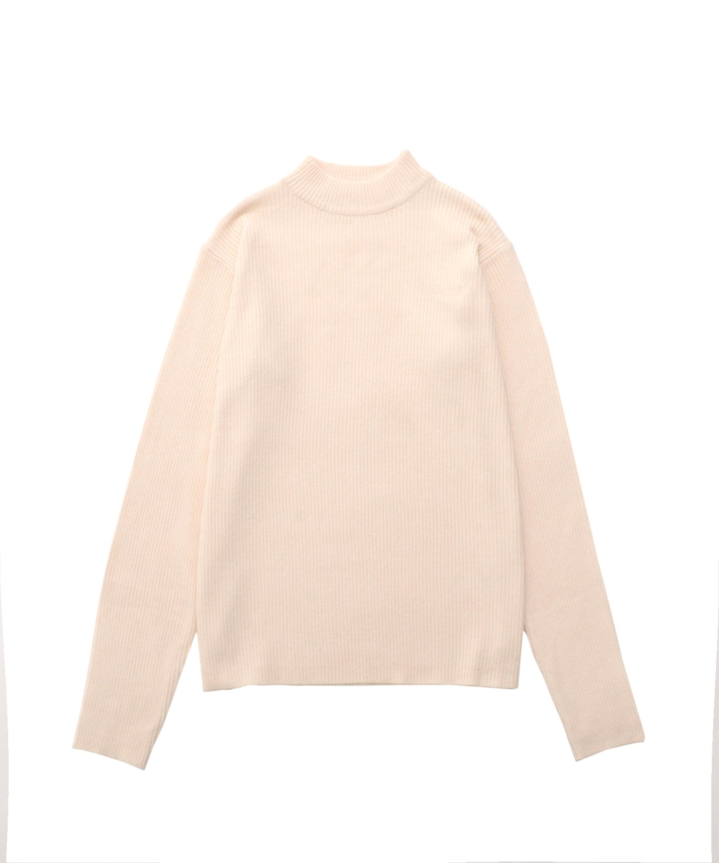 ベーシック リブハイネック ニット