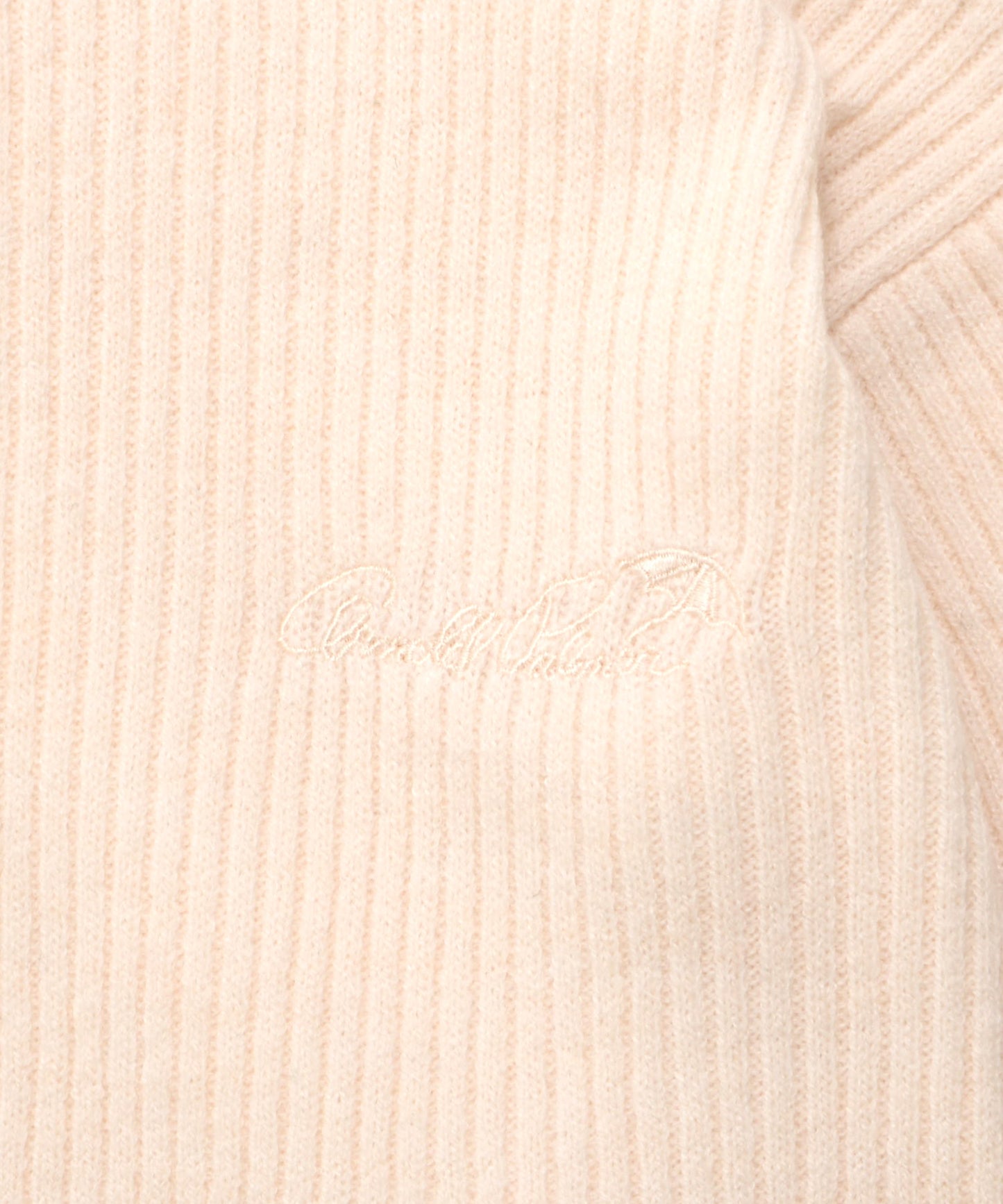 ベーシック リブハイネック ニット