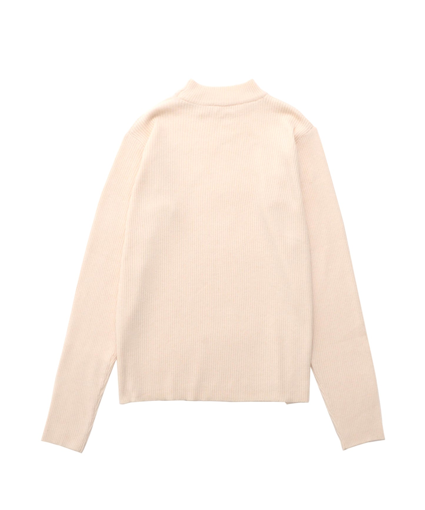 ベーシック リブハイネック ニット