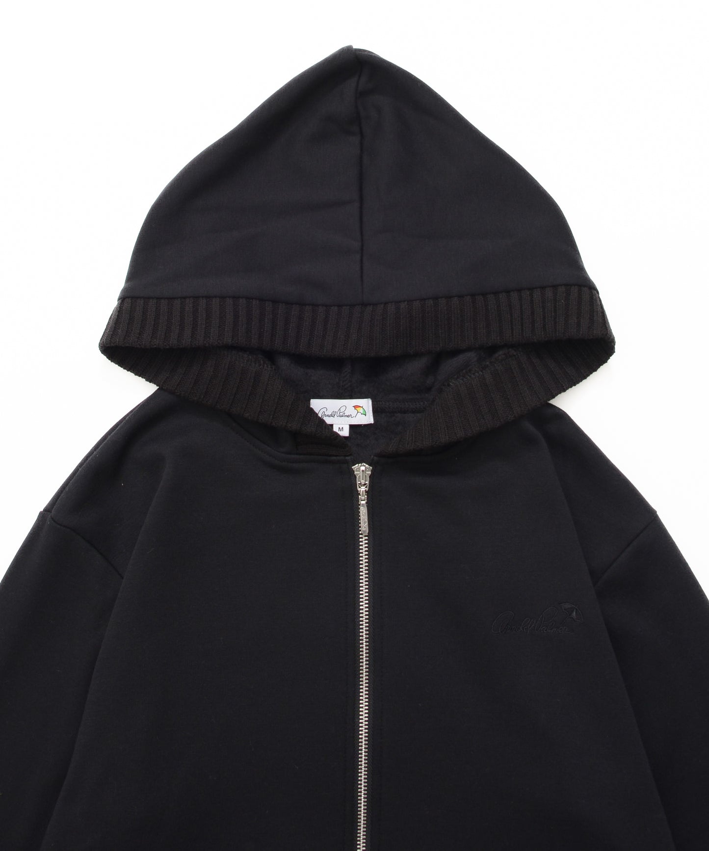 裏フリース ニットドッキング チュニックパーカー