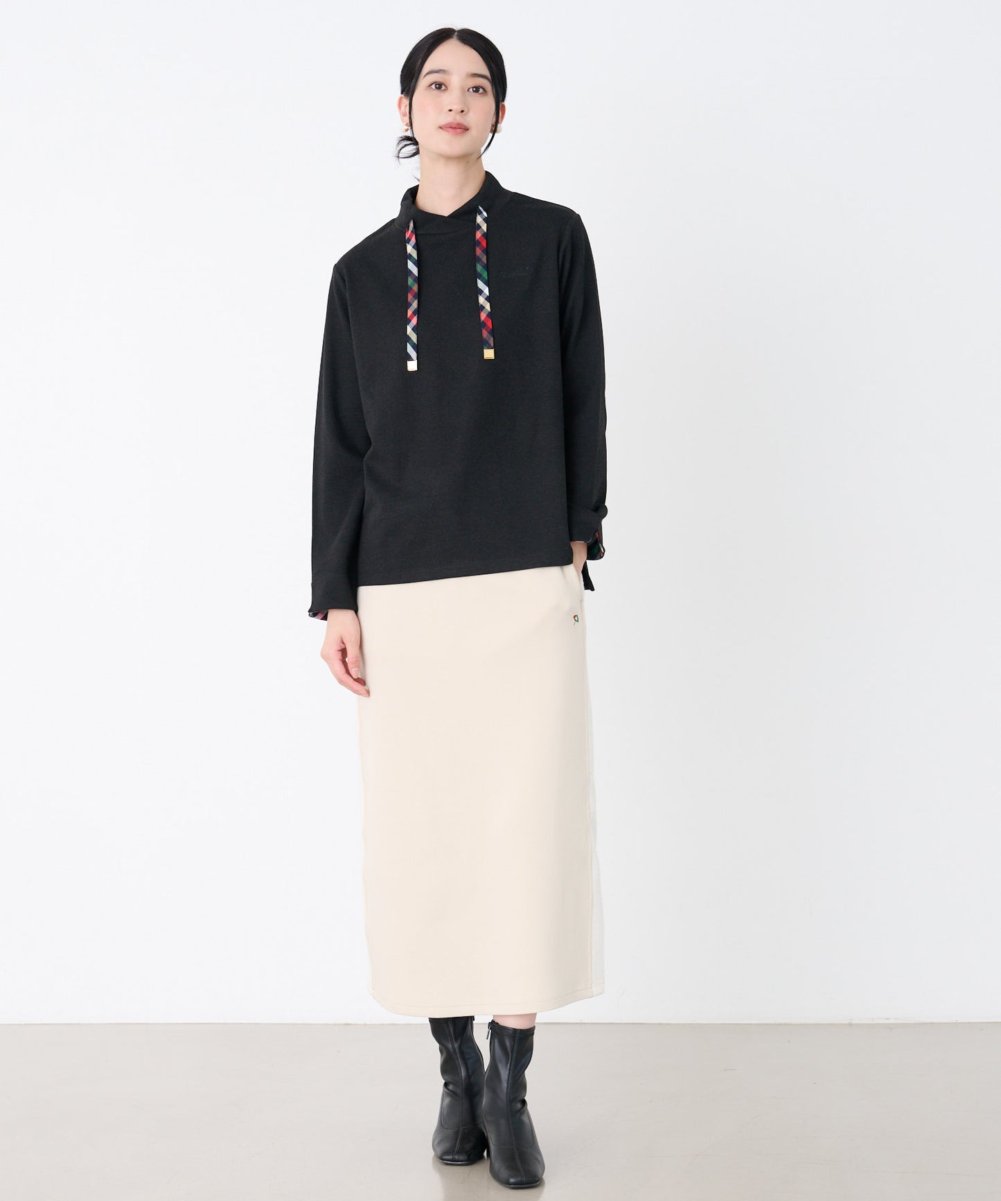 マシュマロリブ フードライクプルオーバー