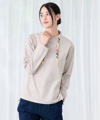 マシュマロリブ フードライクプルオーバー