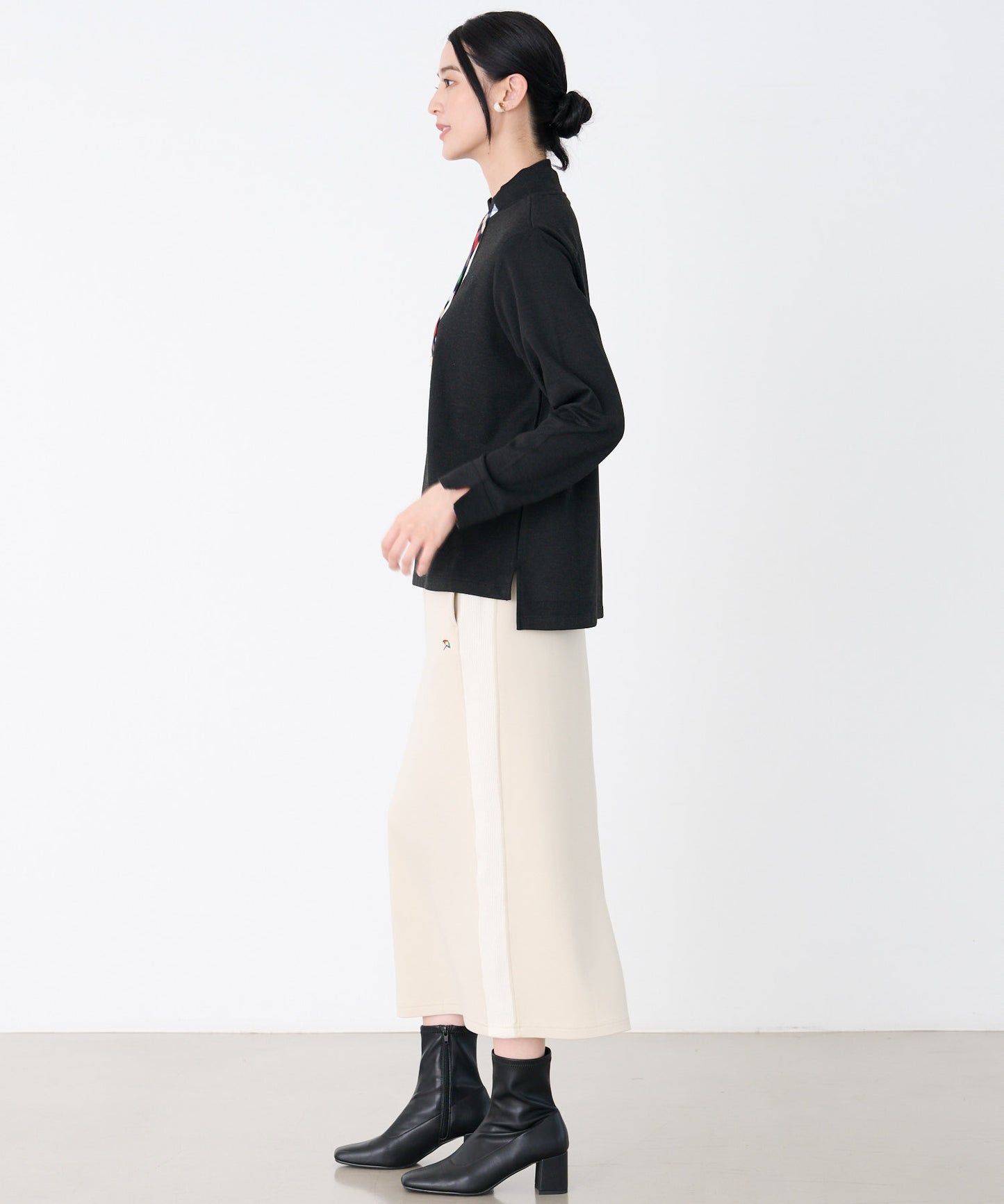 マシュマロリブ フードライクプルオーバー