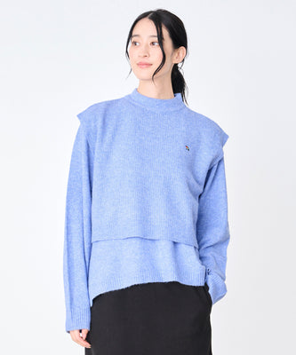 マルチWAY ニットベスト+ニットプルオーバー SET