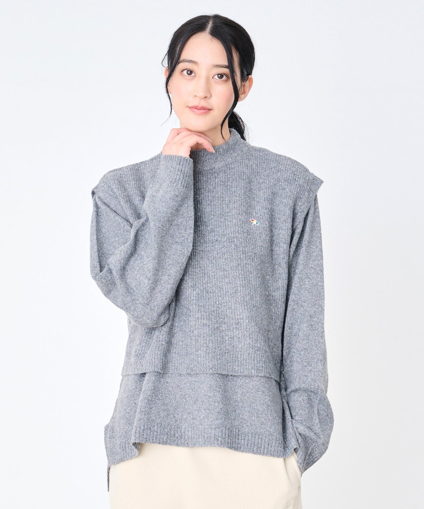 【予約】マルチWAY ニットベスト+ニットプルオーバー SET