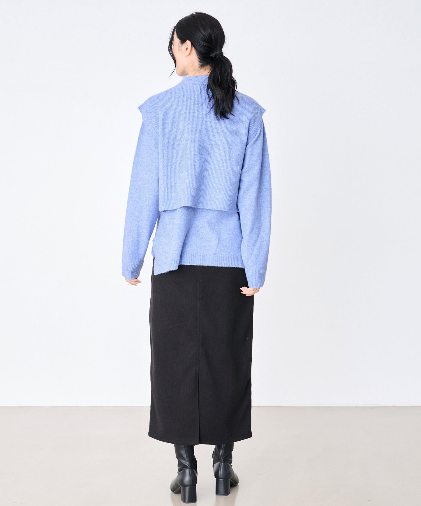 【予約】マルチWAY ニットベスト+ニットプルオーバー SET