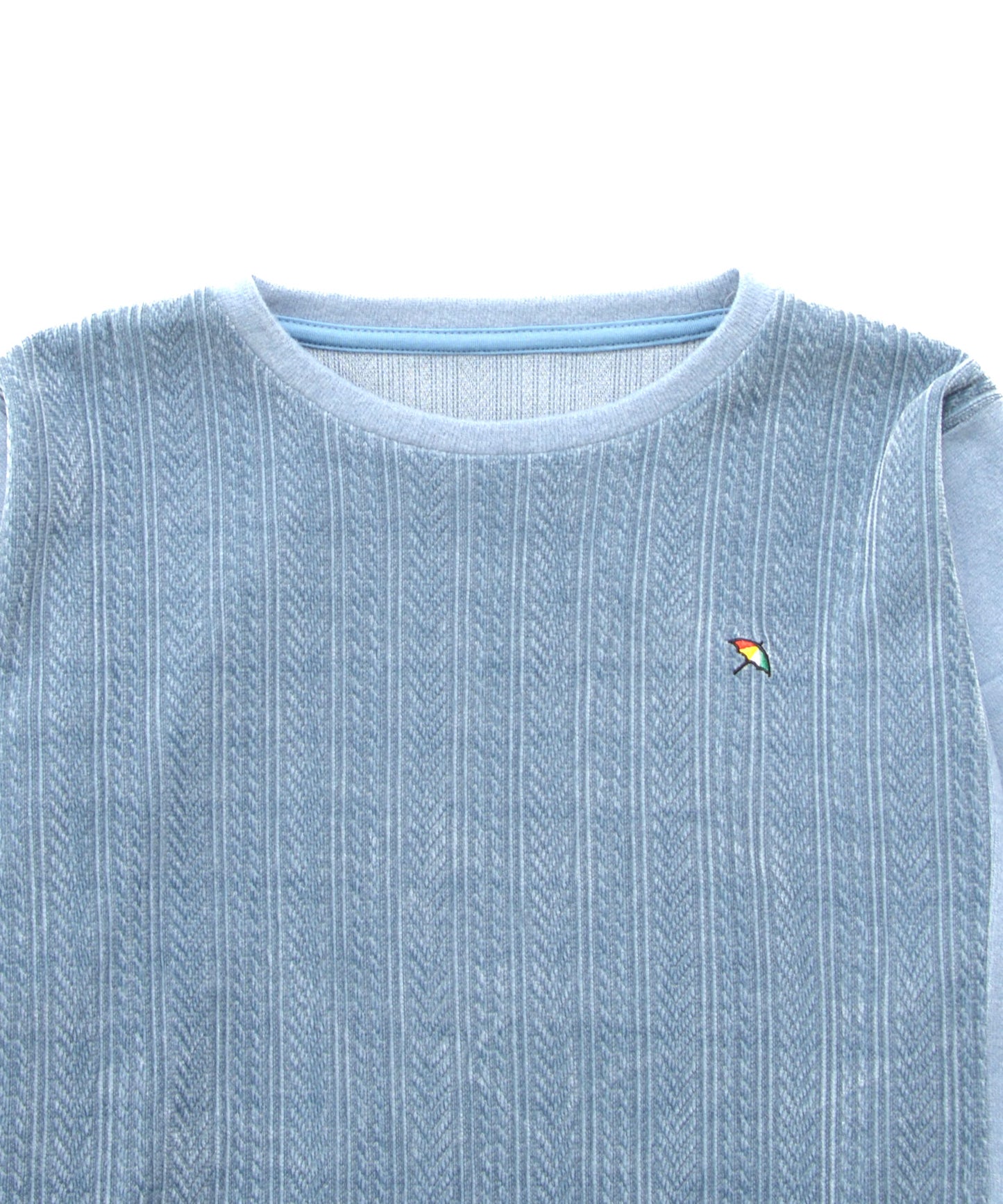 【予約】異素材ミックス ドッキング プルオーバー