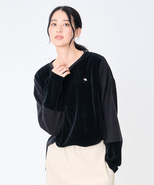 Arnold Palmer　 【予約】異素材ミックス ドッキング プルオーバー