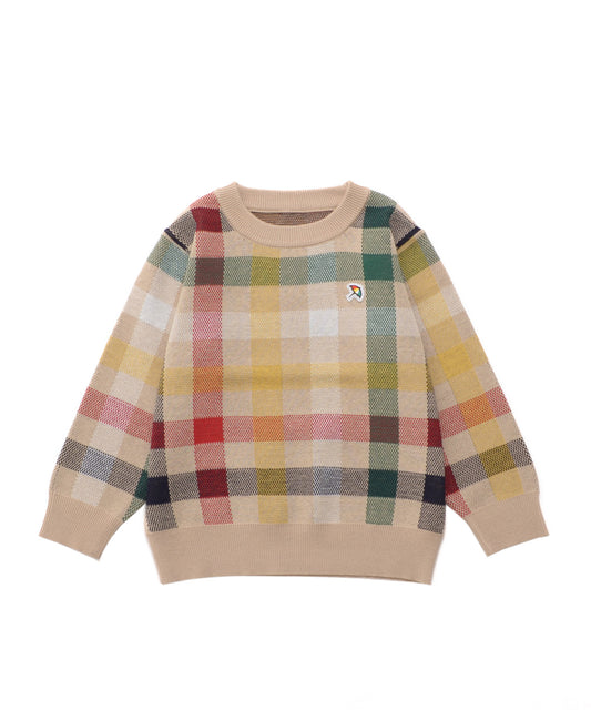 Arnold Palmer　 パーマーチェック ジャガードニット プルオーバー【キッズ】