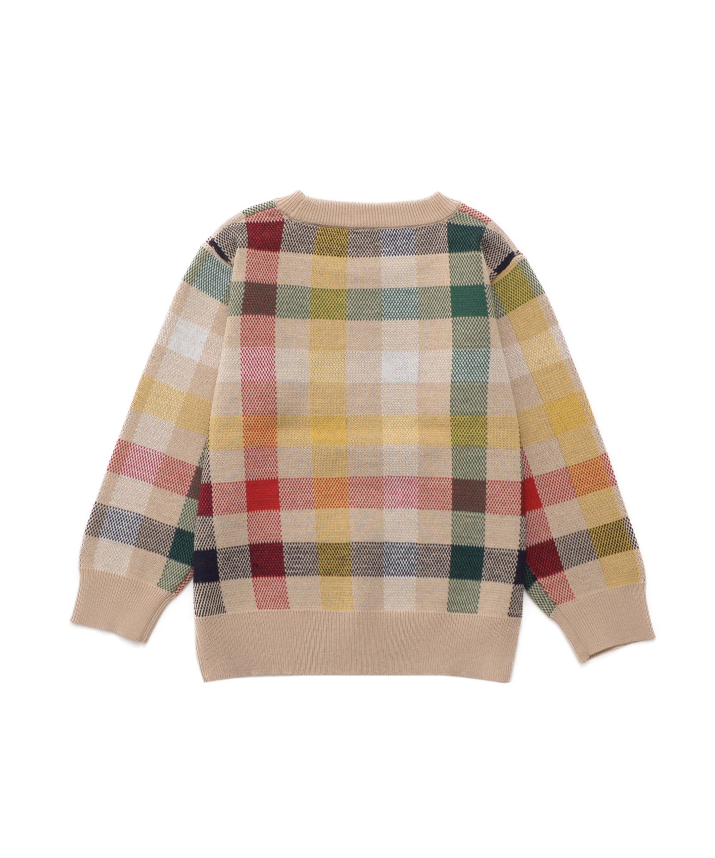 パーマーチェック ジャガードニット プルオーバー【キッズ】