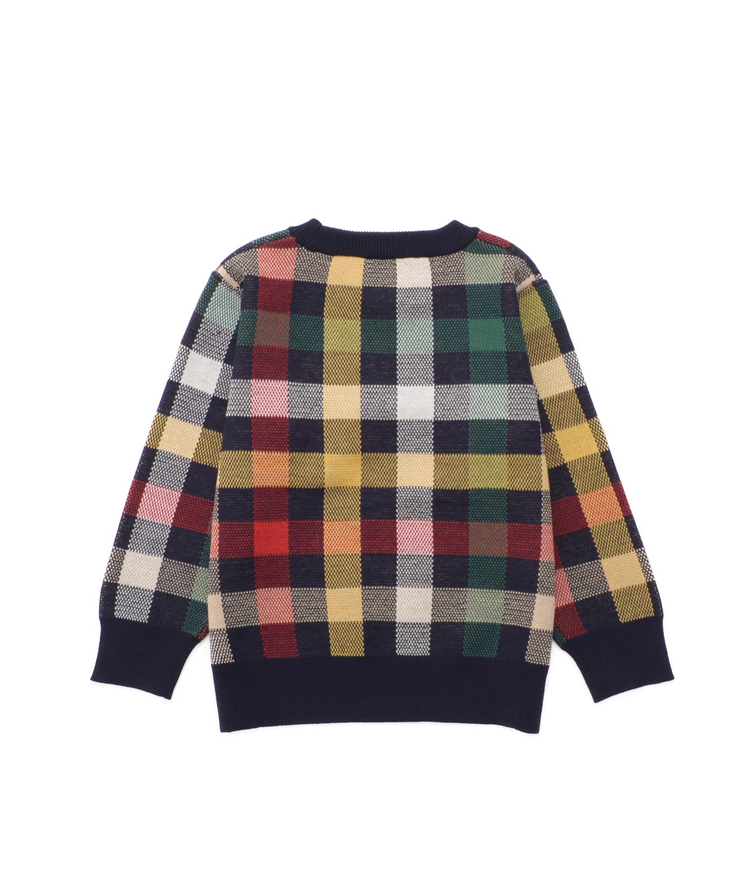 パーマーチェック ジャガードニット プルオーバー【キッズ】