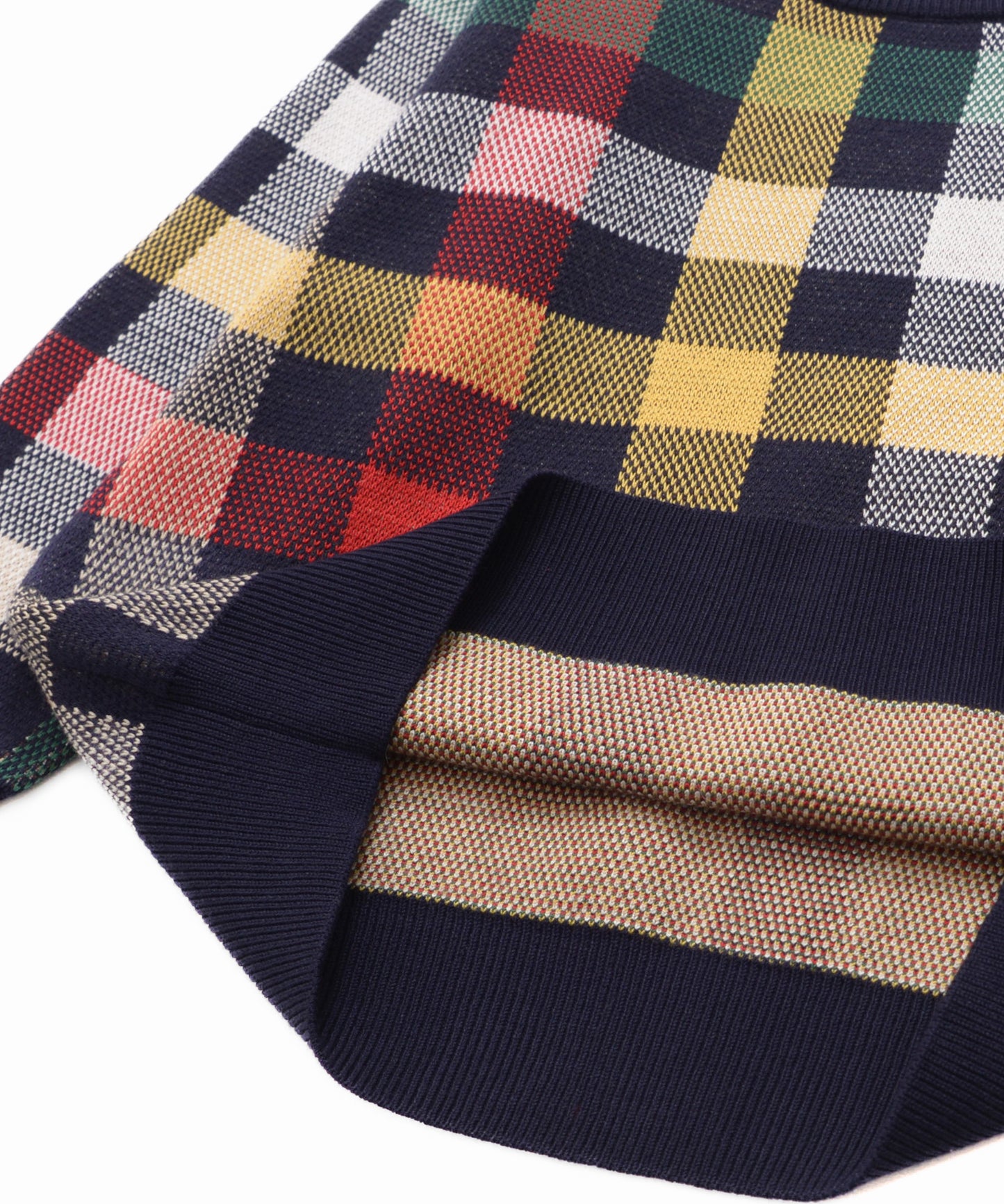 パーマーチェック ジャガードニット プルオーバー【キッズ】