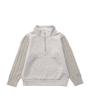 アーノルド パーマー(Arnold Palmer)スウェット×ニット ドッキングハーフジップ【キッズ】