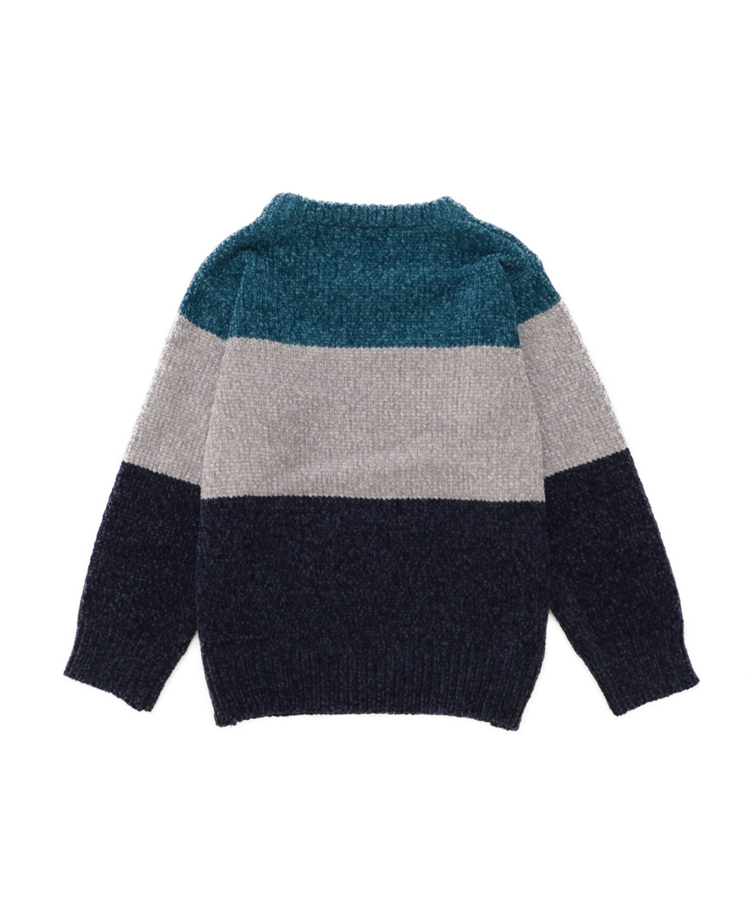 モールニット カラーブロック プルオーバー【キッズ】（ニット