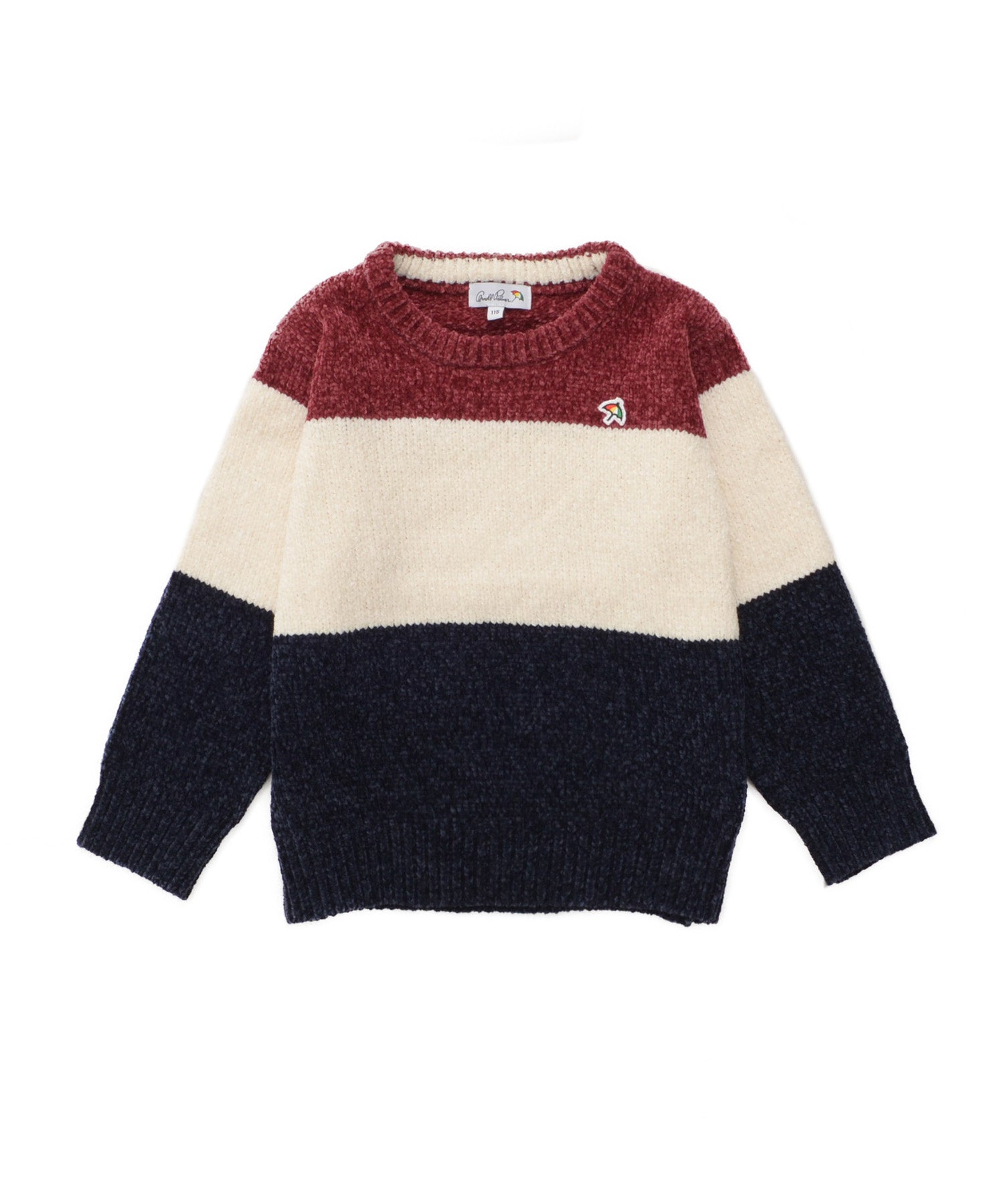 モールニット カラーブロック プルオーバー【キッズ】（ニット