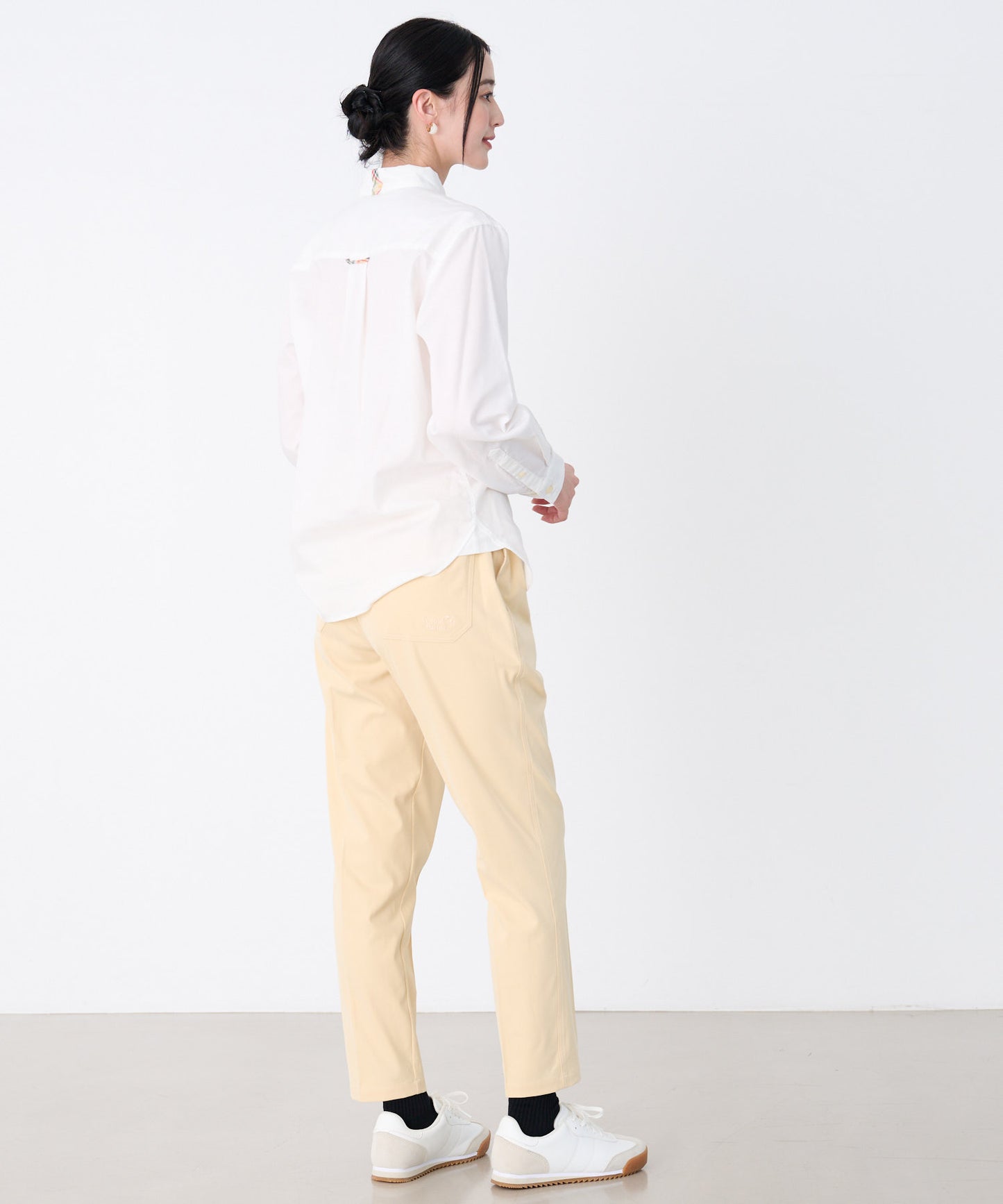 総柄ツイル 長袖シェアシャツ