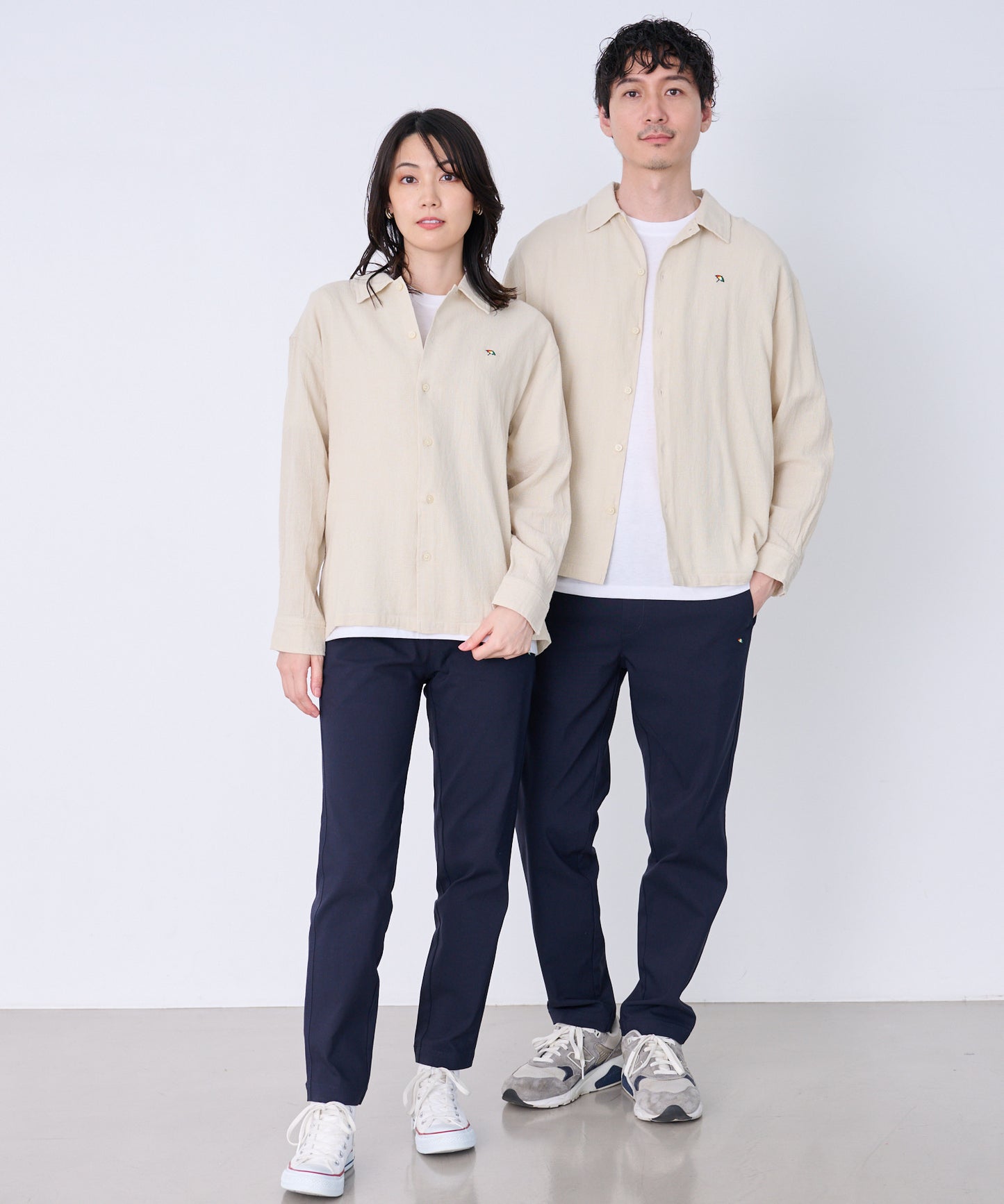 シェア パナマ 長袖シャツ + 半袖Tシャツ セット