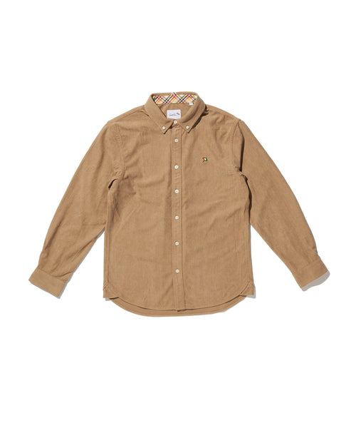 16Wコーデュロイ シェア シャツ