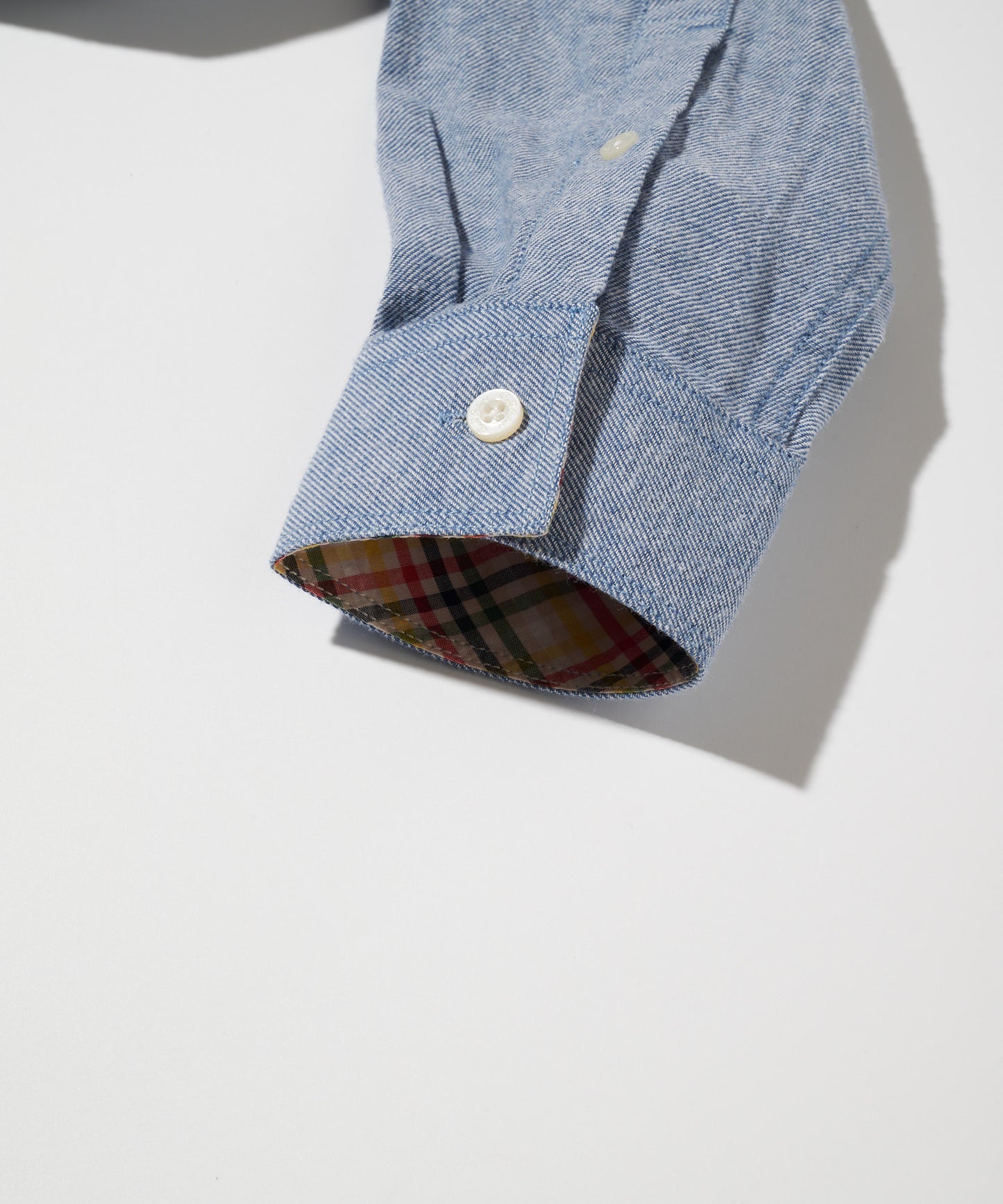 シャンブレーネル 長袖 シェア シャツ