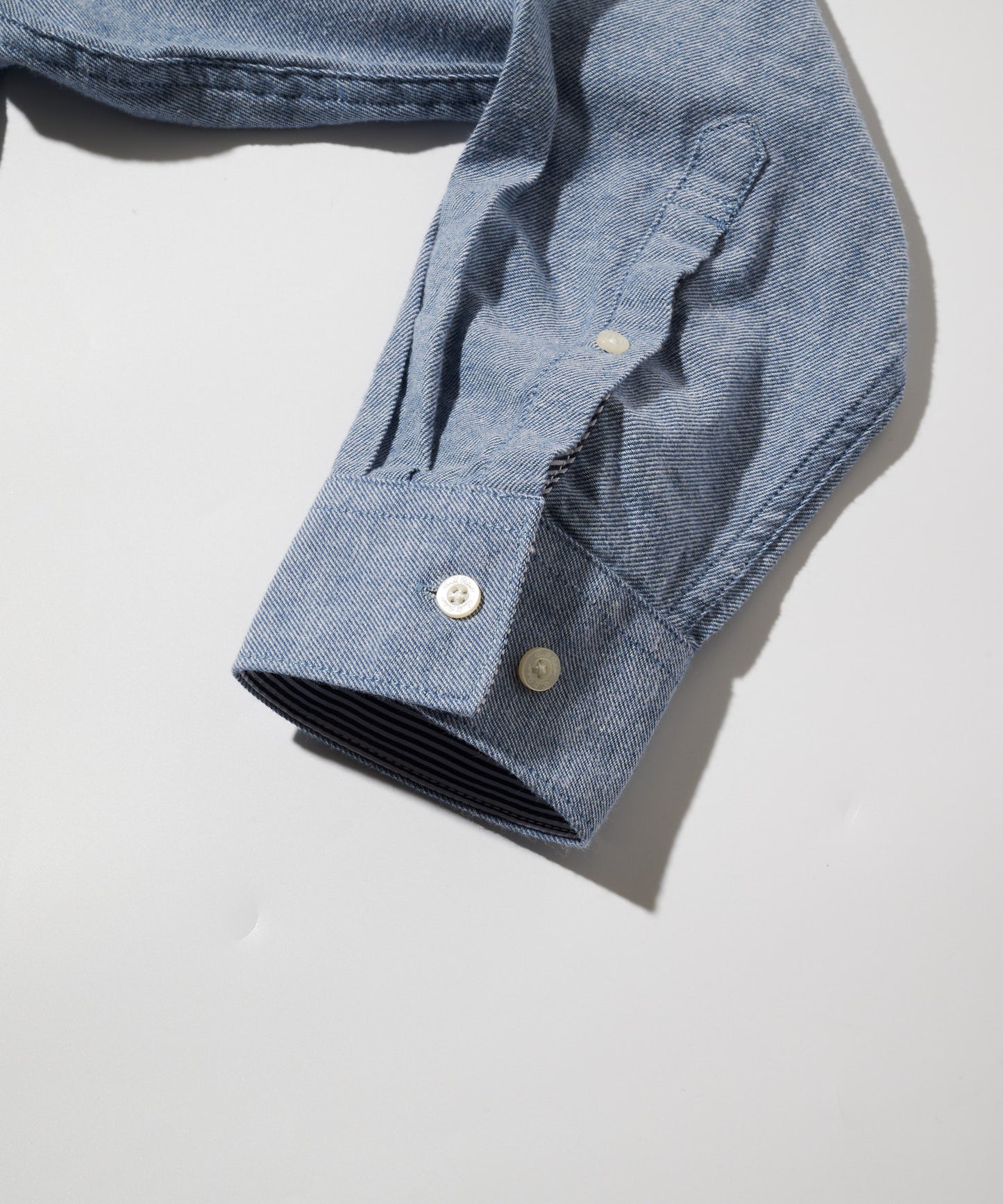 シャンブレーネル 長袖シャツ