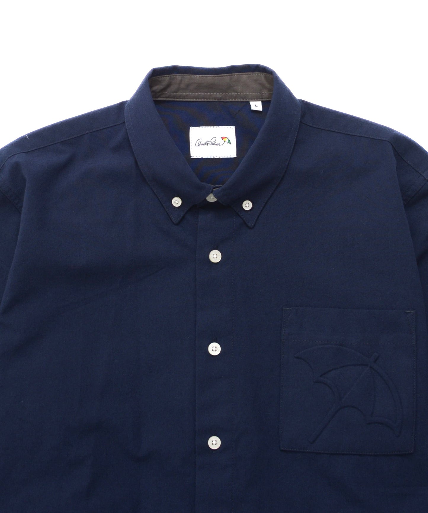 ウールライク起毛 ブロッキング シャツ