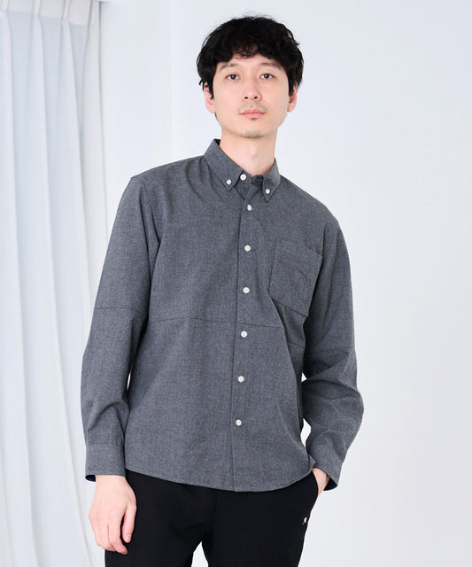 Arnold Palmer　 ウールライク起毛 ブロッキング シャツ