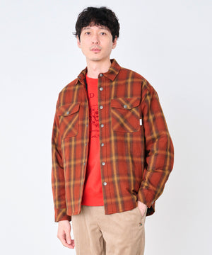 アーノルド パーマー(Arnold Palmer)ネルチェック 中わた入り シャツジャケット