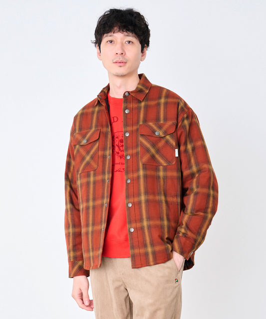 Arnold Palmer　 ネルチェック 中わた入り シャツジャケット