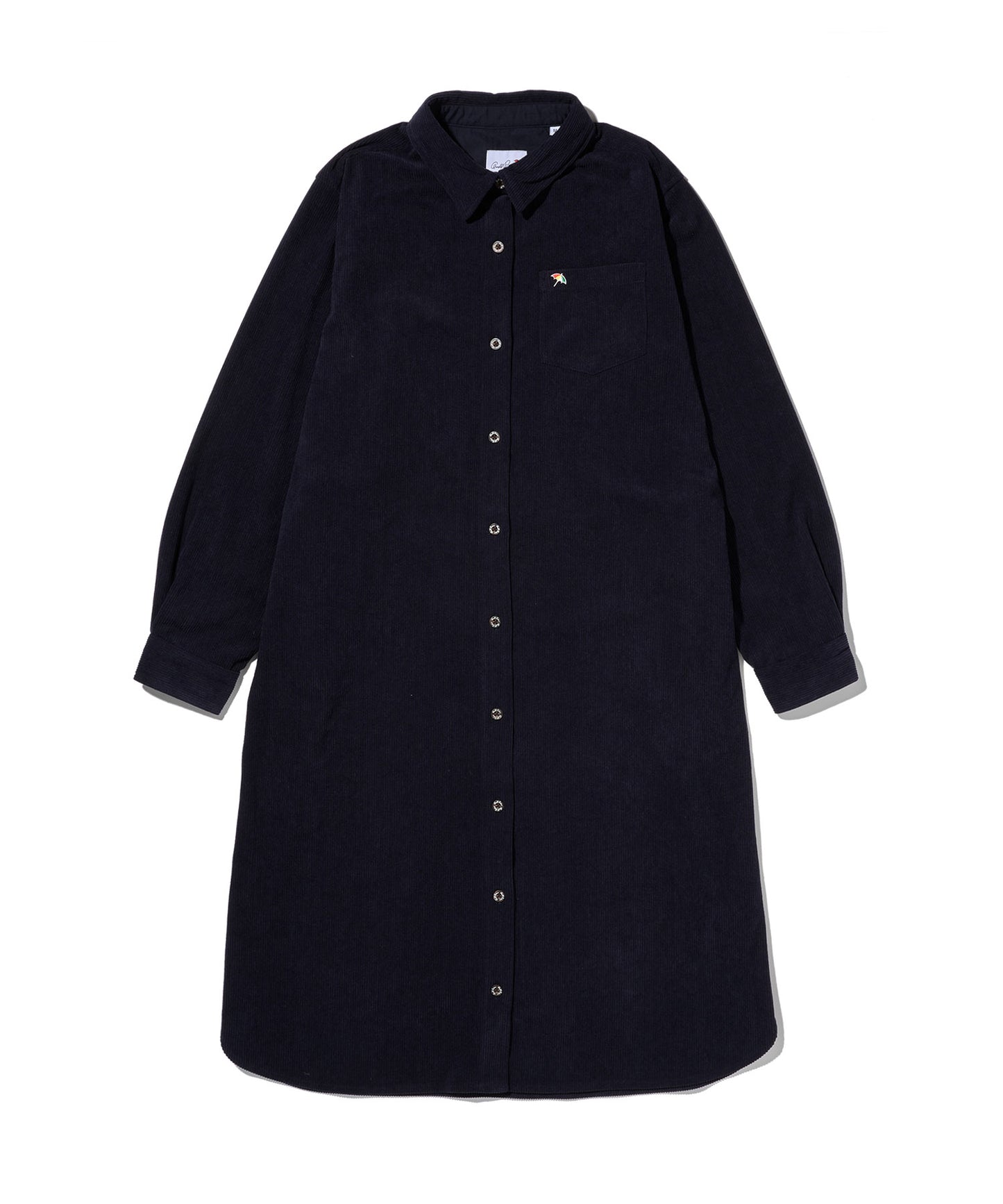 コーデュロイ シャツワンピース