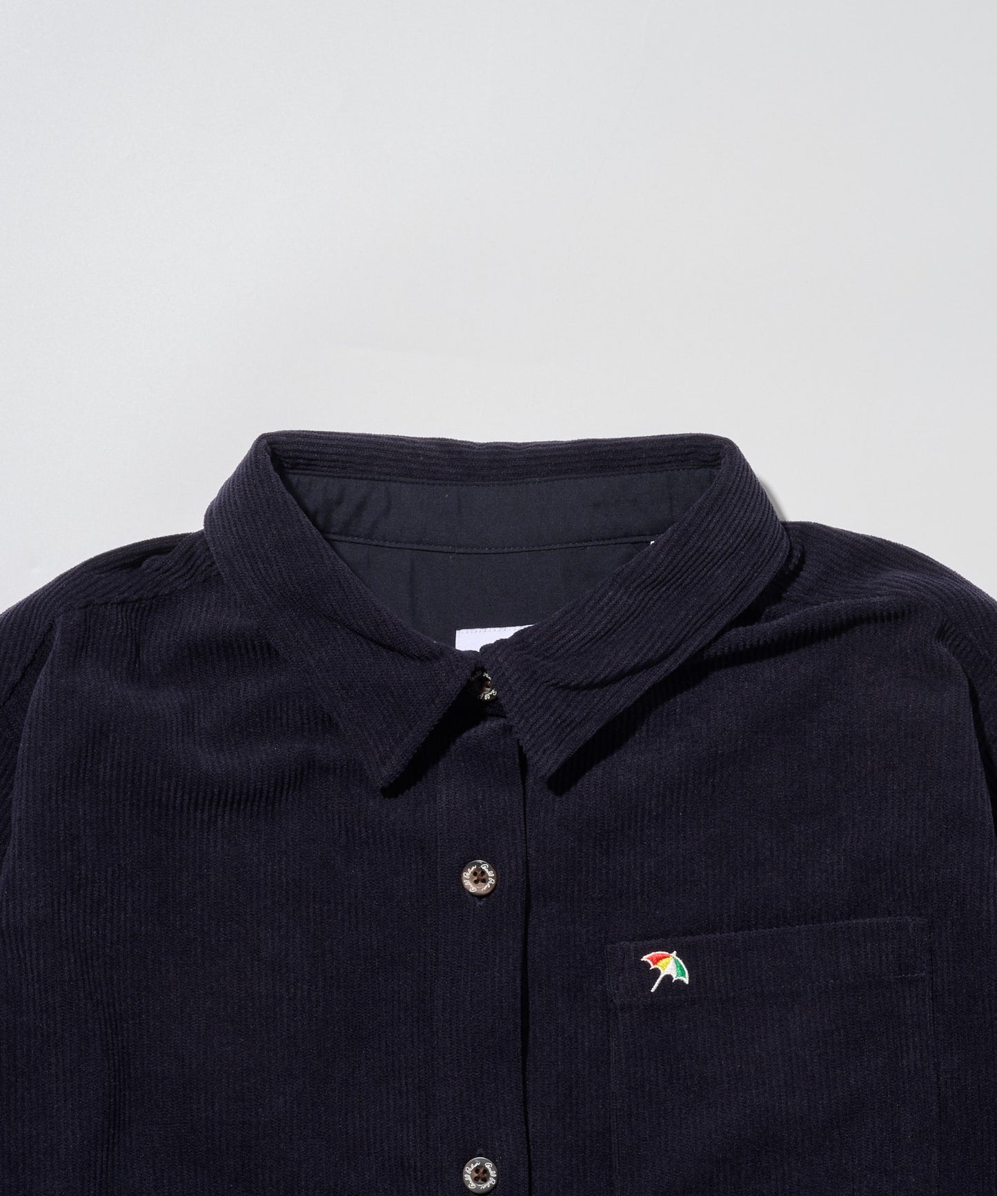 コーデュロイ シャツワンピース