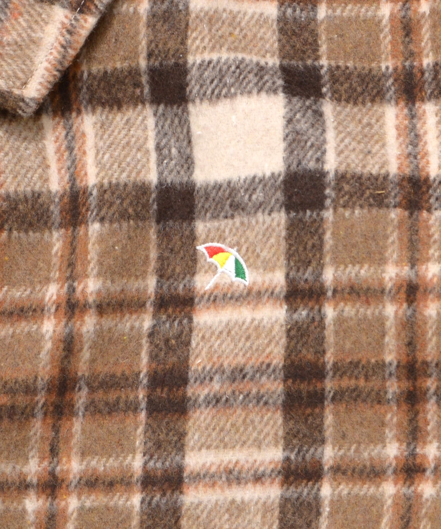 ヘビーネル 先染め シャツワンピース