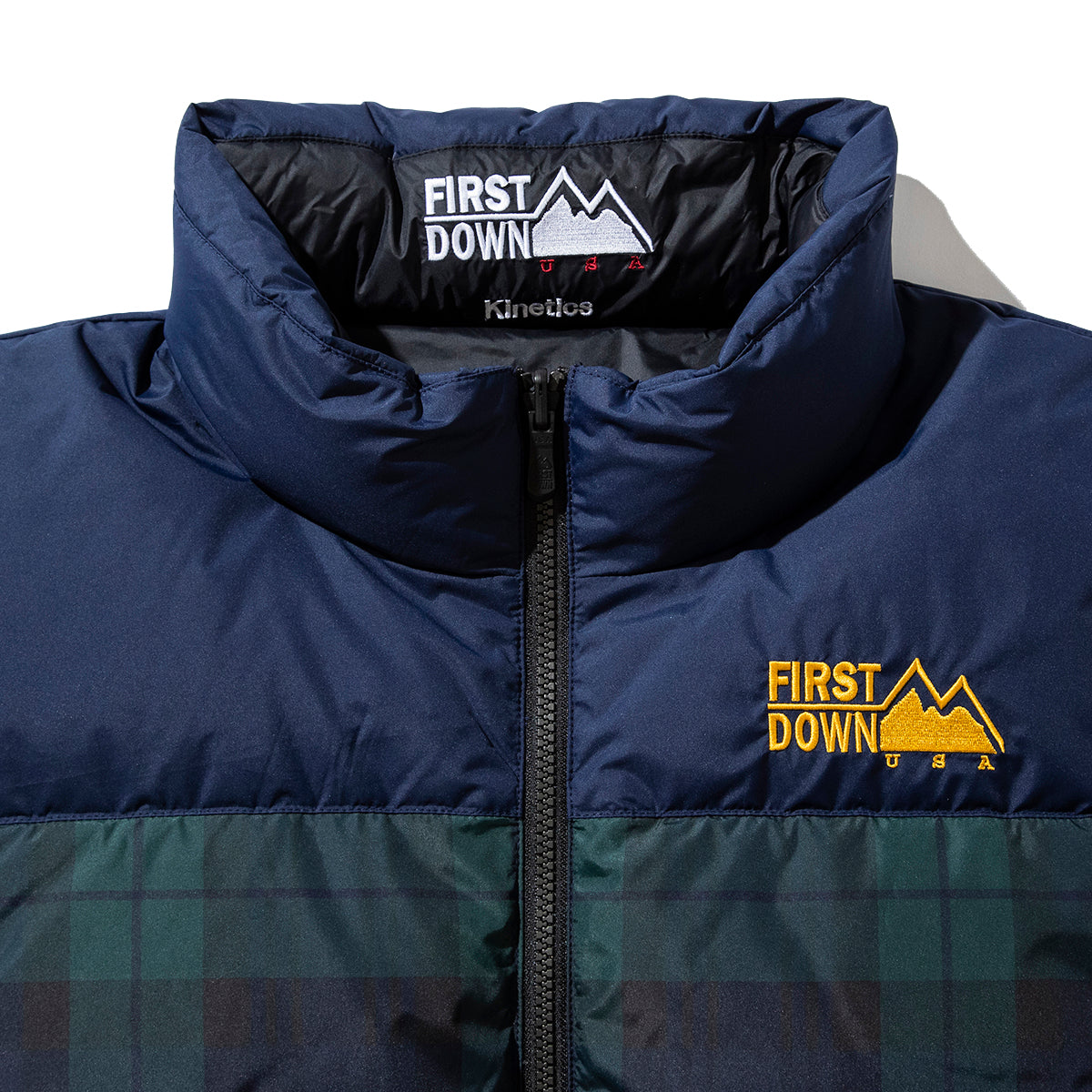 【ラスト1点】バブルダウンベスト|Kinetics × FIRST DOWN BUBBLE DOWN VEST