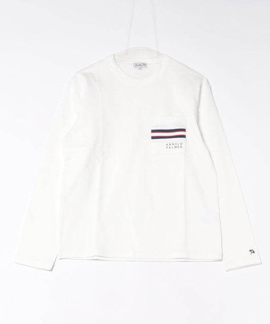 Arnold Palmer　 【ポイントUP対象】パネルリブ ポケット シェア ロングTシャツ