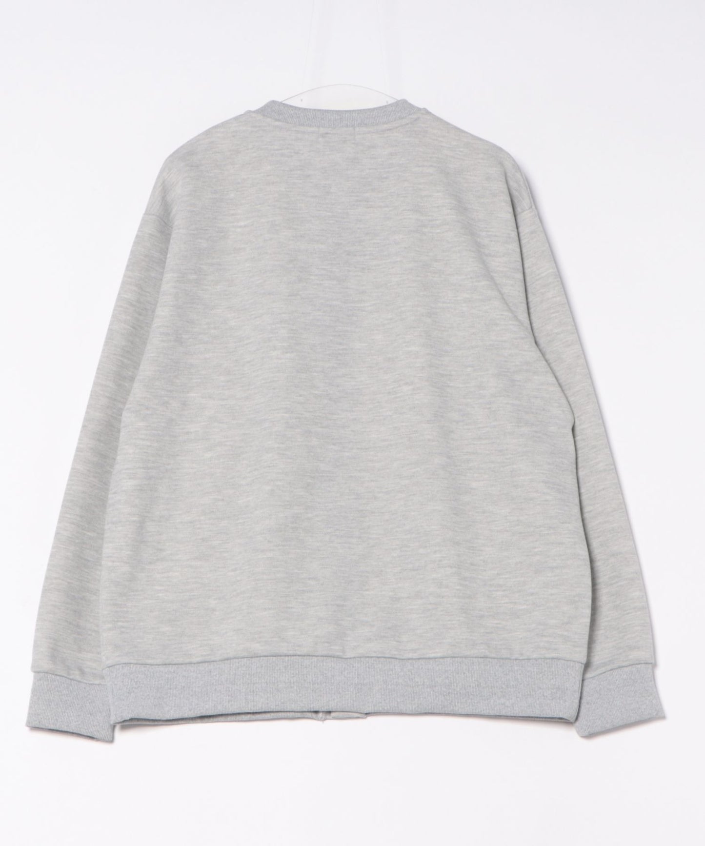 【ポイントUP対象】カノコダブルフェイス シェア クルーネック カーディガン