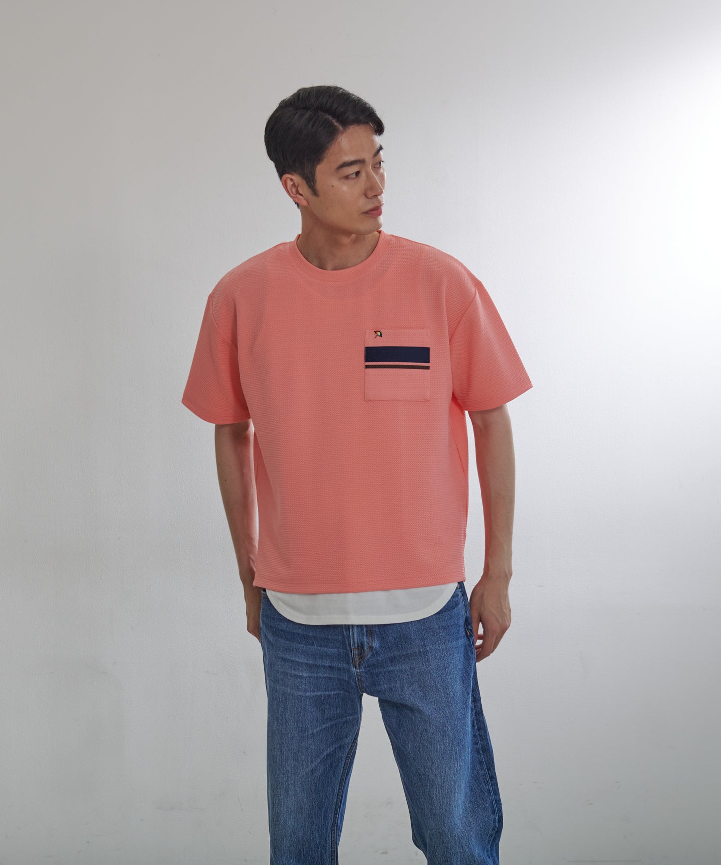 Tシャツ+タンクトップの2点SET】ドライワッフルTシャツ
